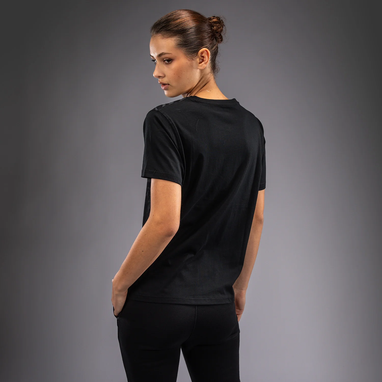 UFC Fusion by Venum Replica Camiseta de Manga Corta para Mujer - Negro - Image 2