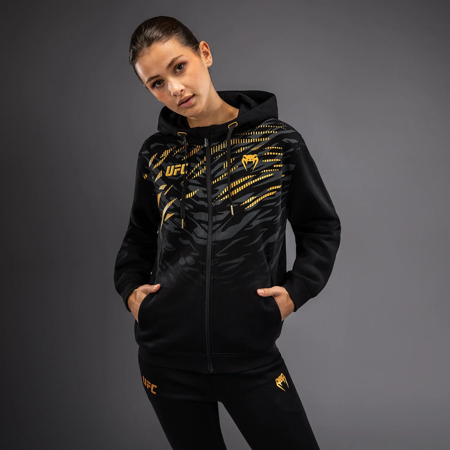 UFC Fusion by Venum Replica Sudadera con Cremallera para Mujer - Champion