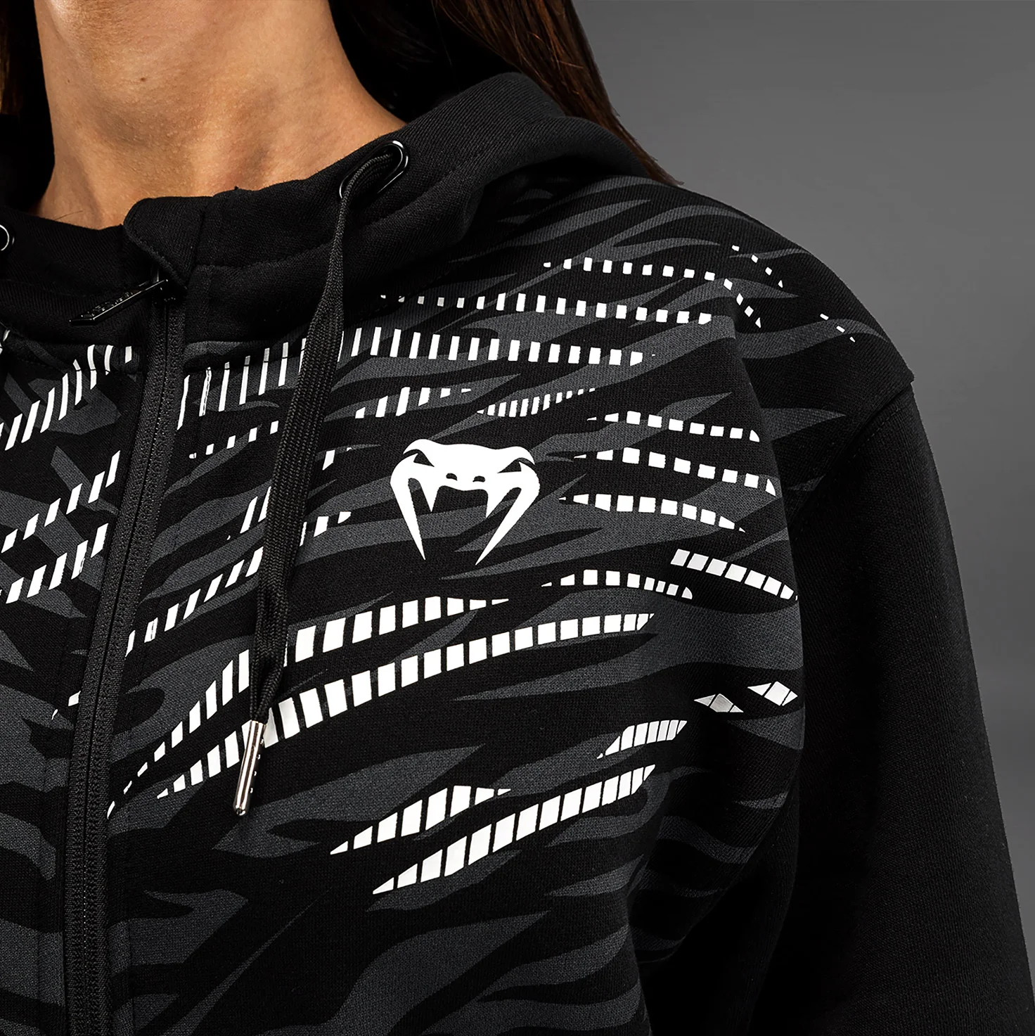 UFC Fusion by Venum Replica Sudadera con Cremallera para Mujer - Negro - Image 5
