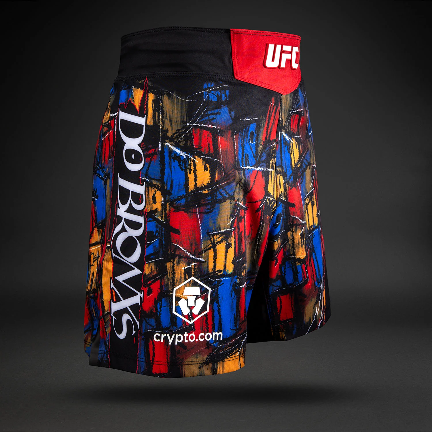 UFC Unrivaled by Venum Charles Oliveira Pantalones de Lucha para Hombres - Rojo - Image 3