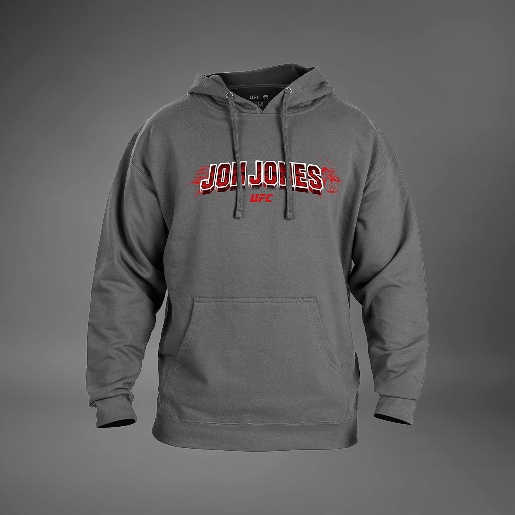 UFC Unrivaled by Venum Jon Jones Sudadera para Hombres - Gris Melange