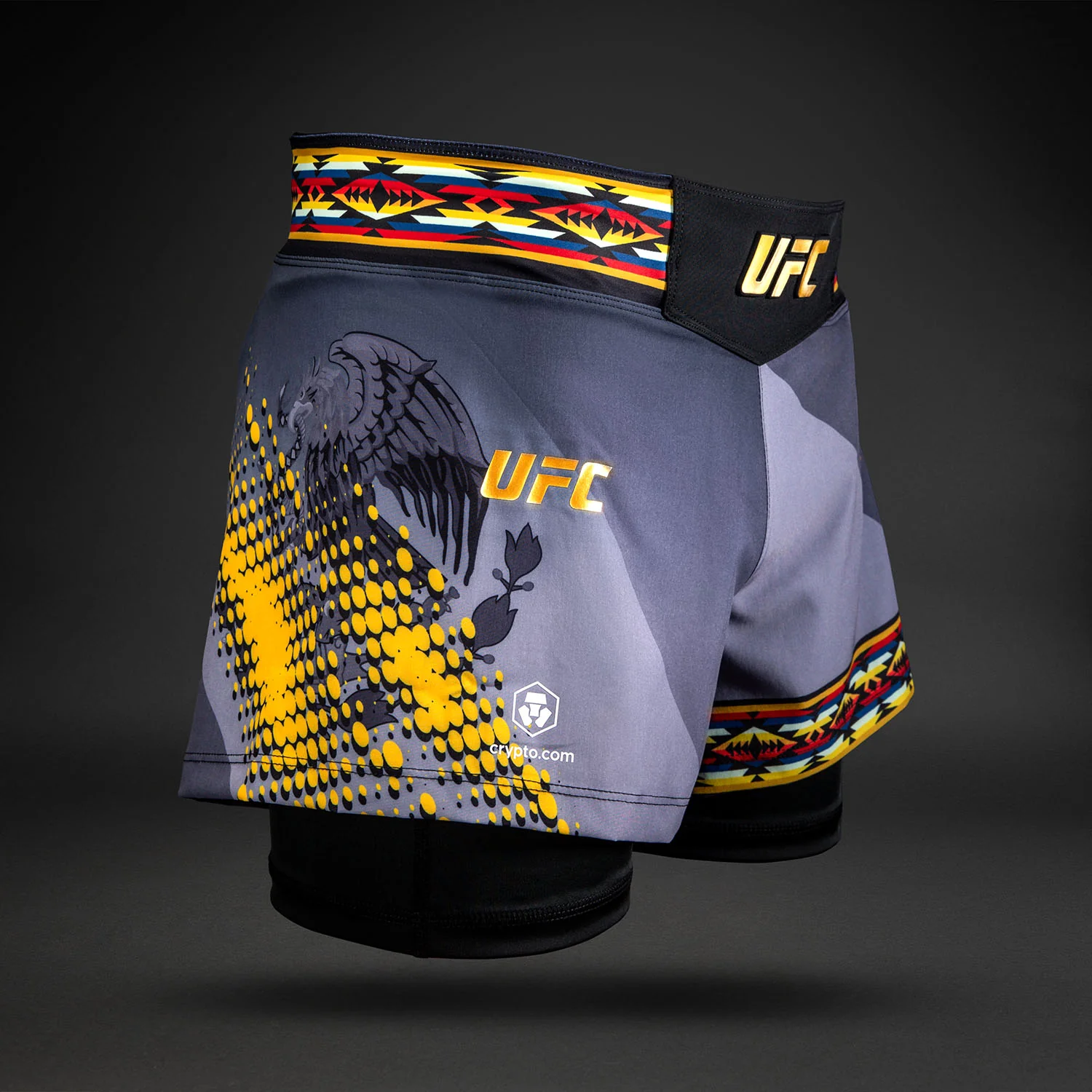 UFC Unrivaled by Venum Julianna Peña Short Fit Fight Short para mujer - Negro - Image 3