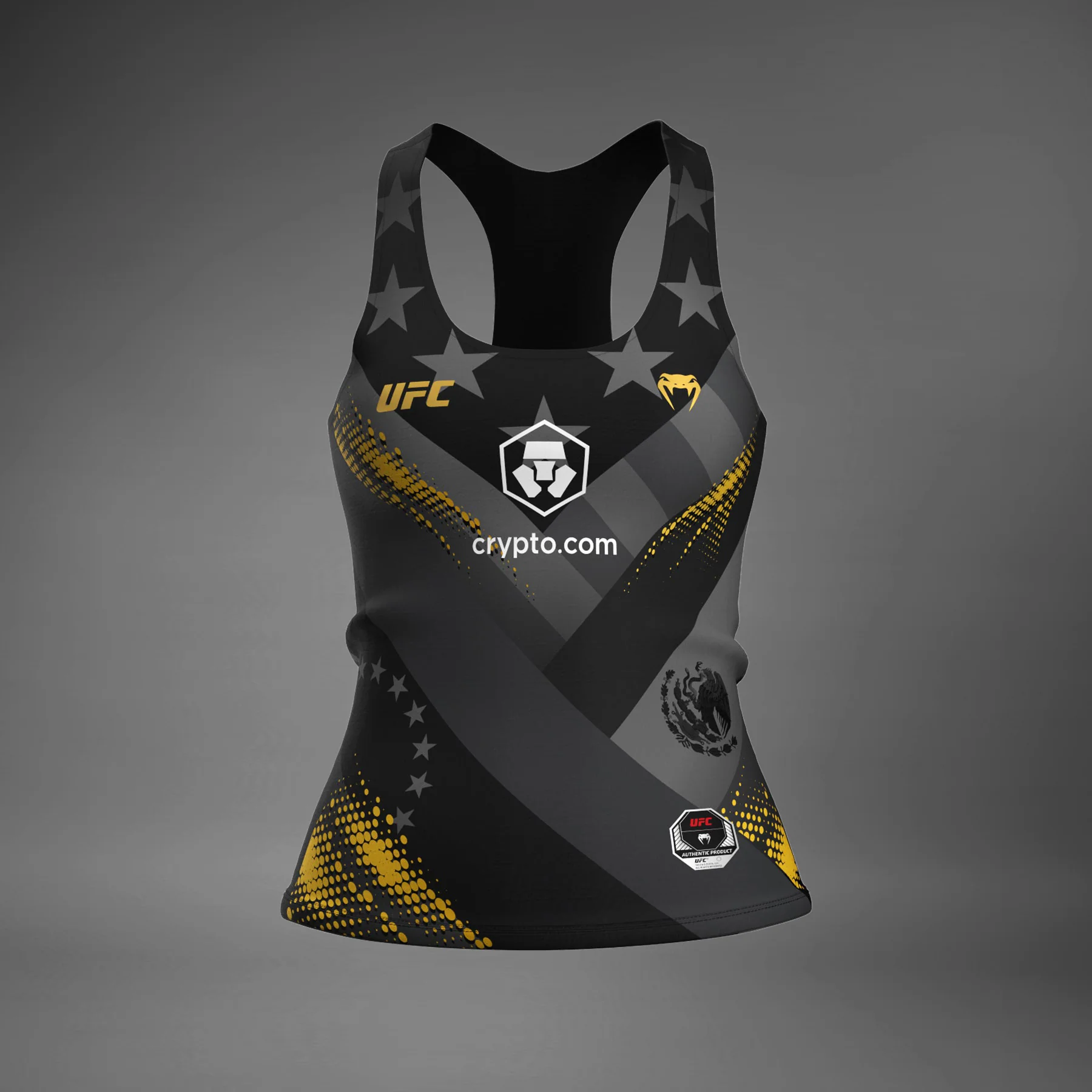 UFC Unrivaled by Venum Julianna Peña Sujetador largo deportivo para mujer - Negro - Image 3