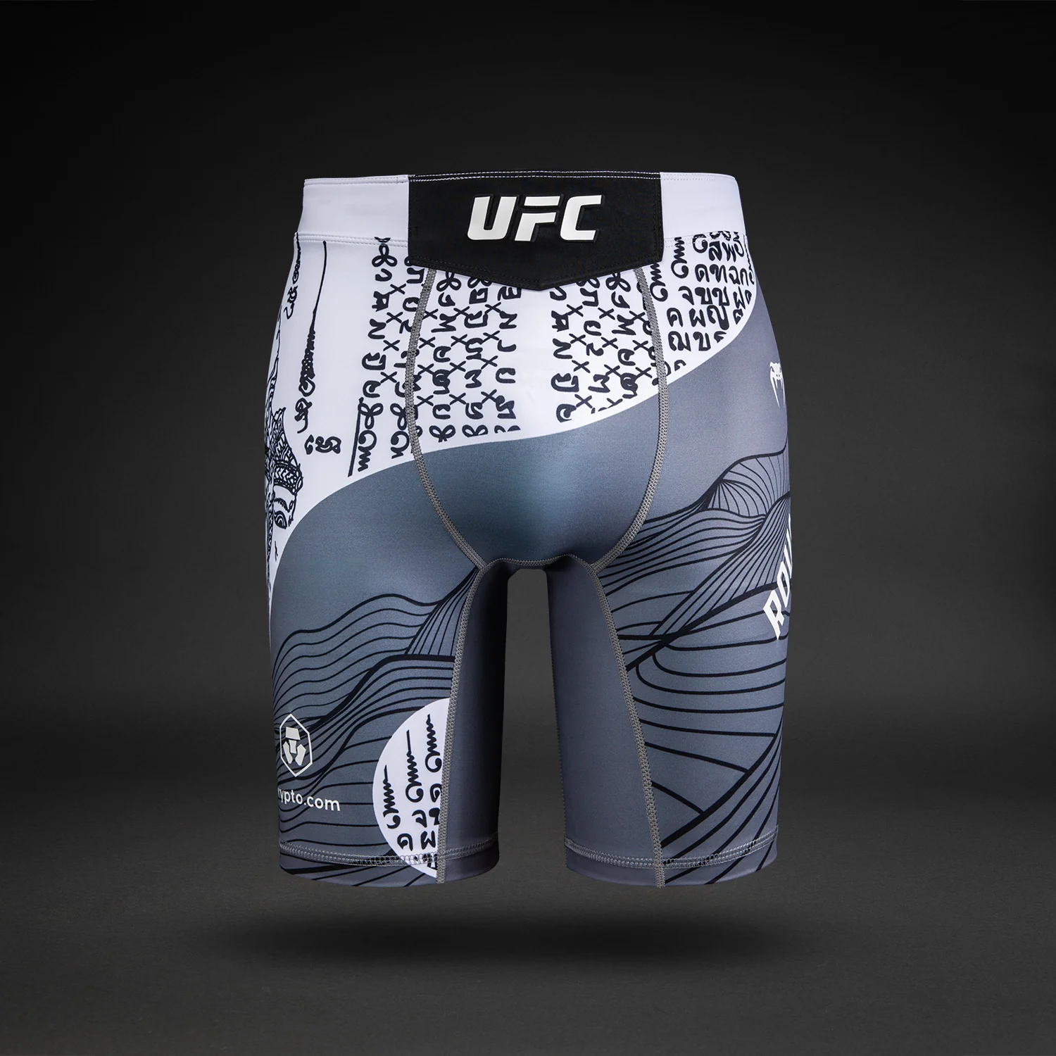 UFC Unrivaled by Venum Khalil Rountree Jr. Vale Tudo Short - Gris - Image 2