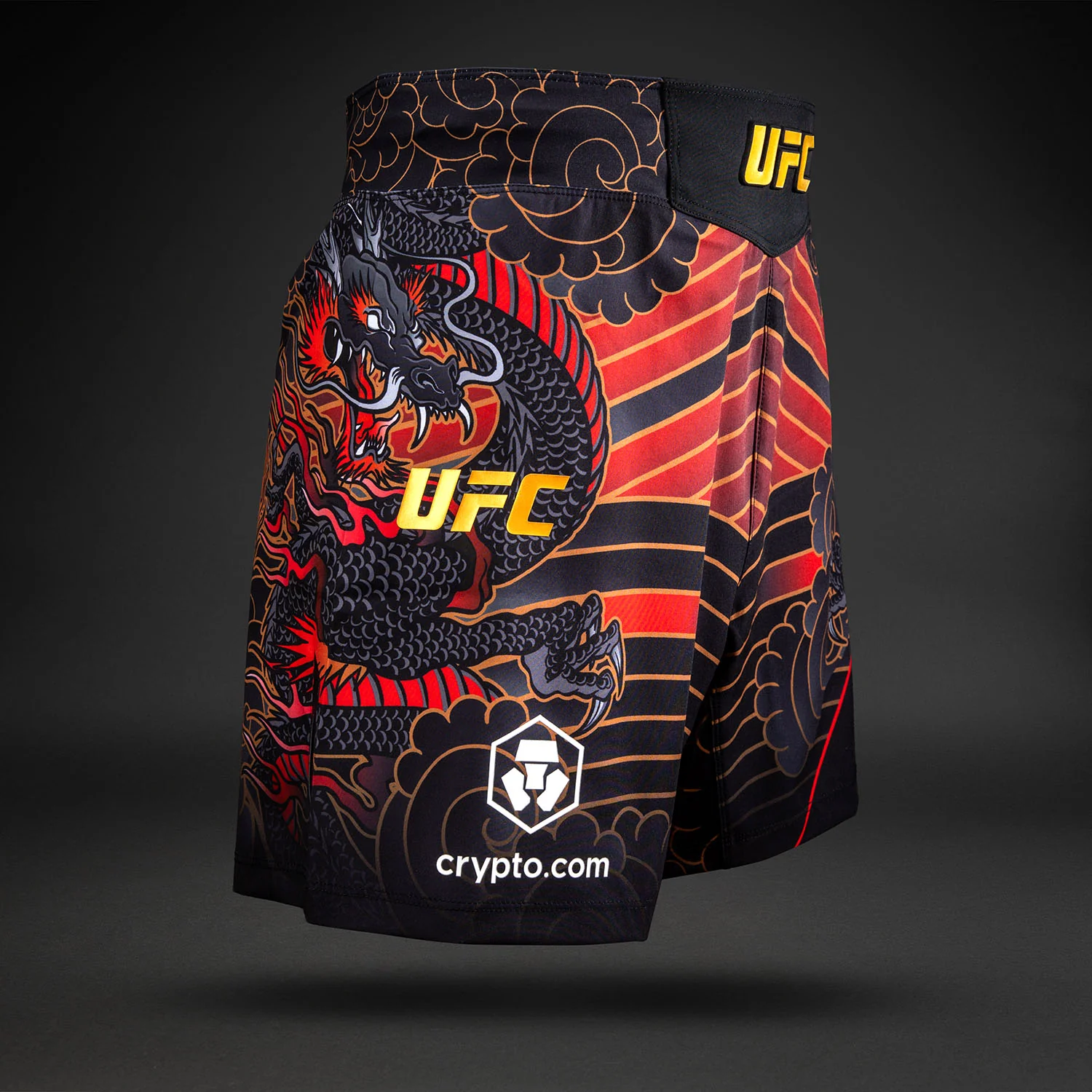 UFC Unrivaled by Venum Pantalón corto de lucha Alexandre Pantoja para hombre - Rojo - Image 3