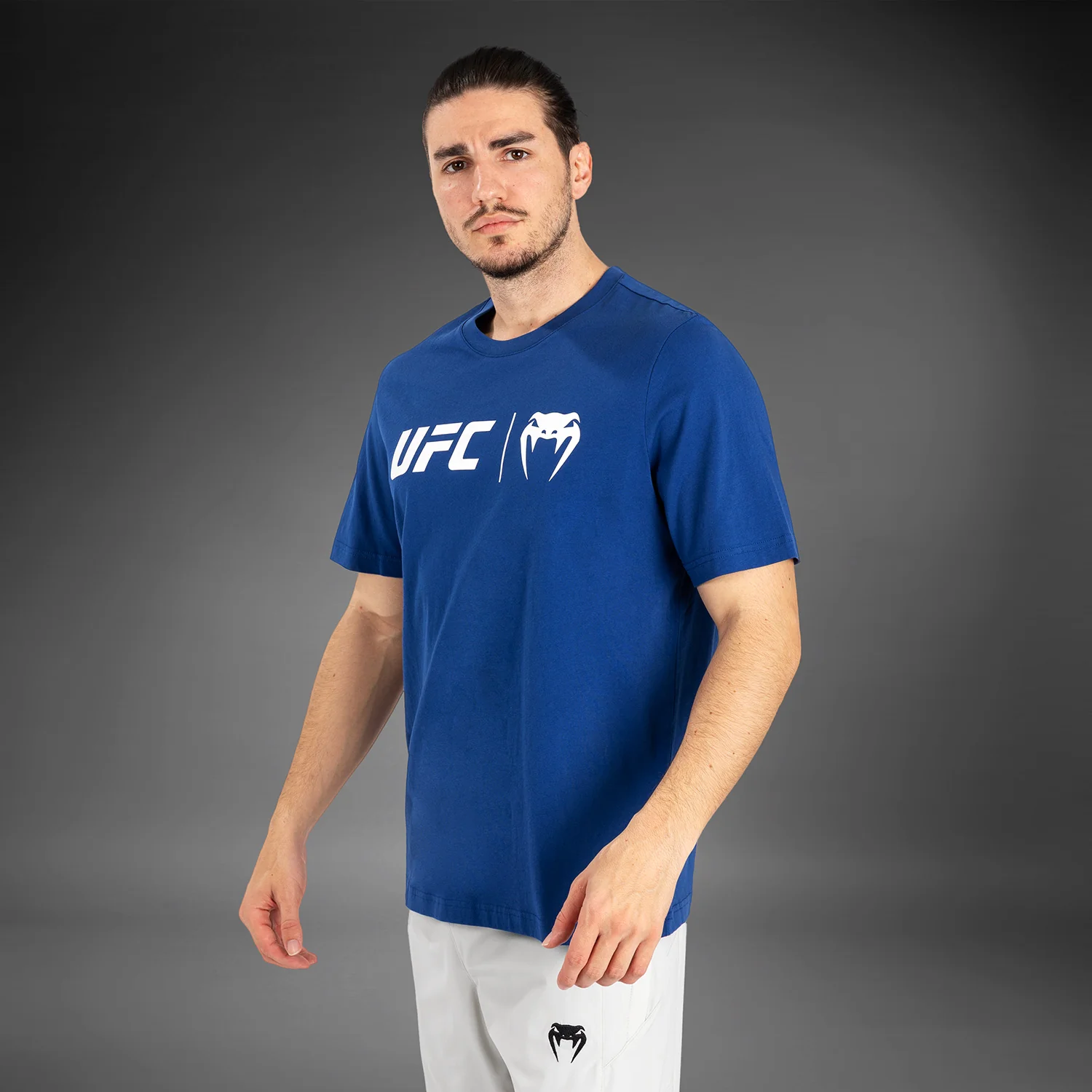 UFC Venum Classic  Camiseta - Azul Marino/Blanco - Image 2