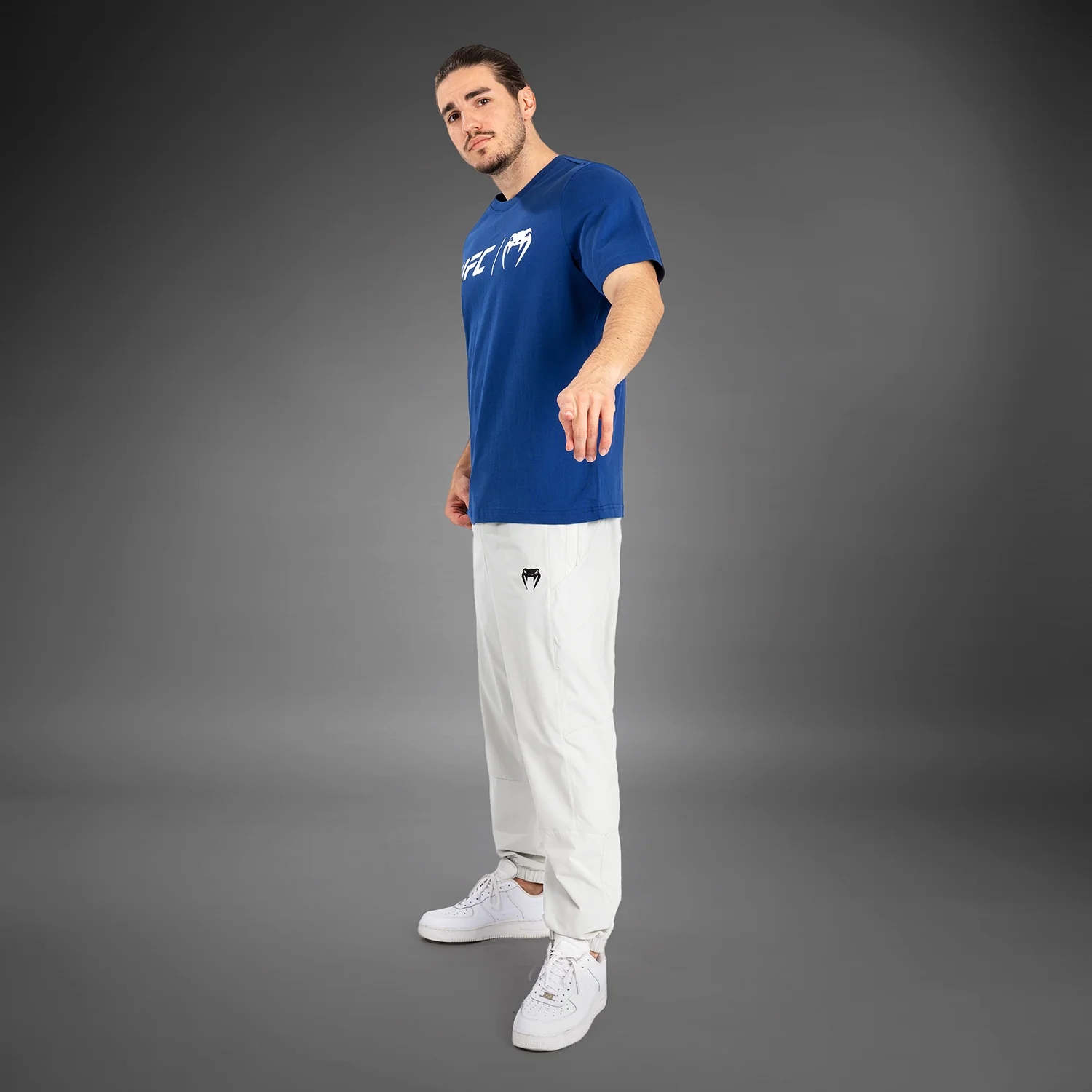 UFC Venum Classic  Camiseta - Azul Marino/Blanco - Image 3