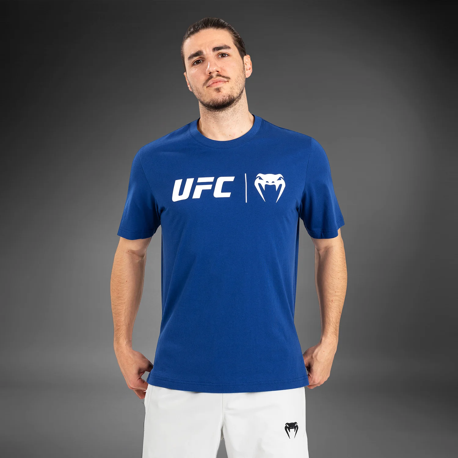 UFC Venum Classic  Camiseta - Azul Marino/Blanco - Image 4