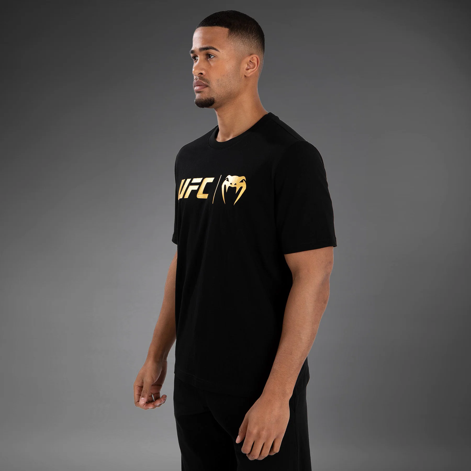 UFC Venum Classic  Camiseta - Negro/Dorado - Image 3