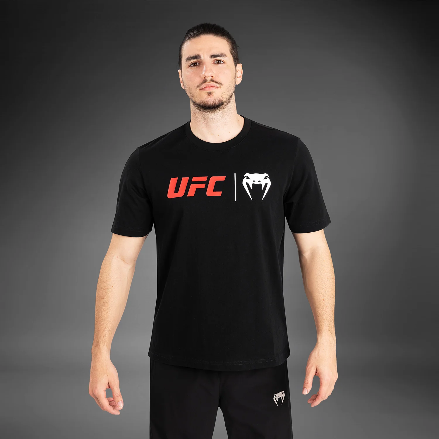 UFC Venum Classic  Camiseta - Negro/Rojo