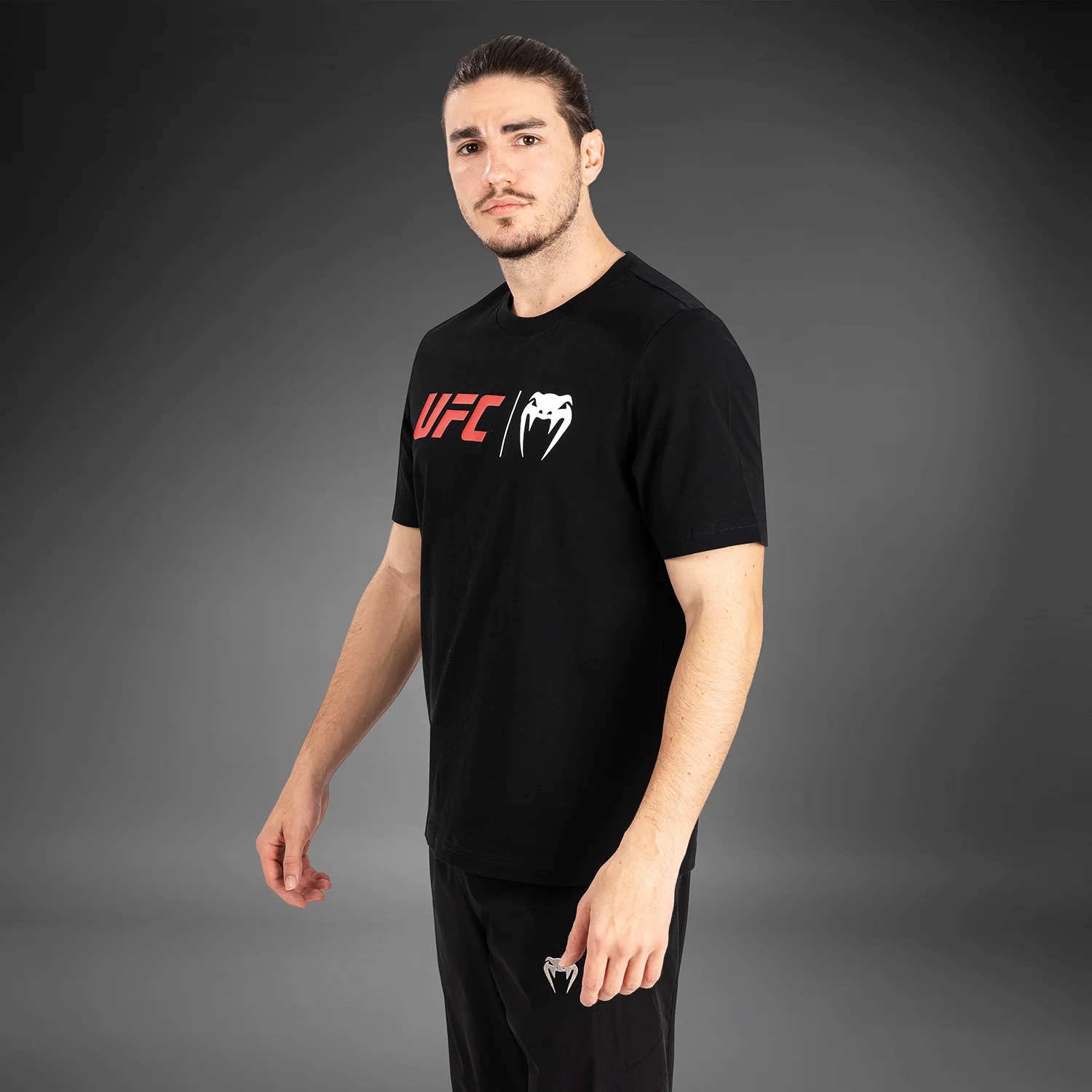 UFC Venum Classic  Camiseta - Negro/Rojo - Image 2