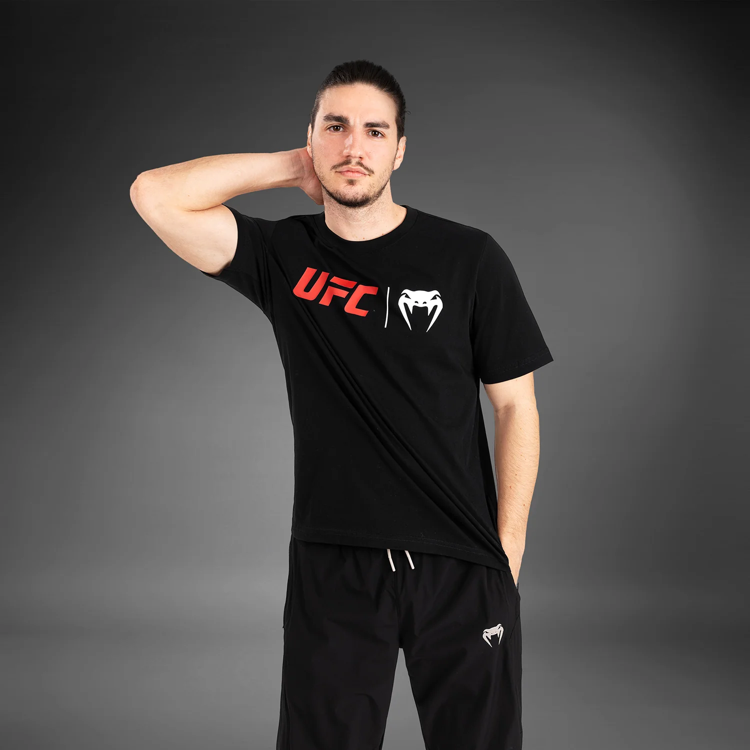 UFC Venum Classic  Camiseta - Negro/Rojo - Image 5