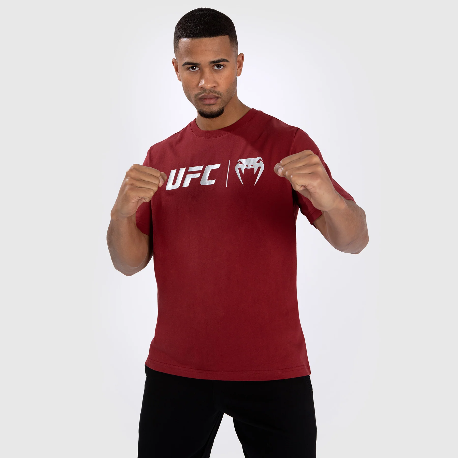 UFC Venum Classic  Camiseta - Rojo/Blanco