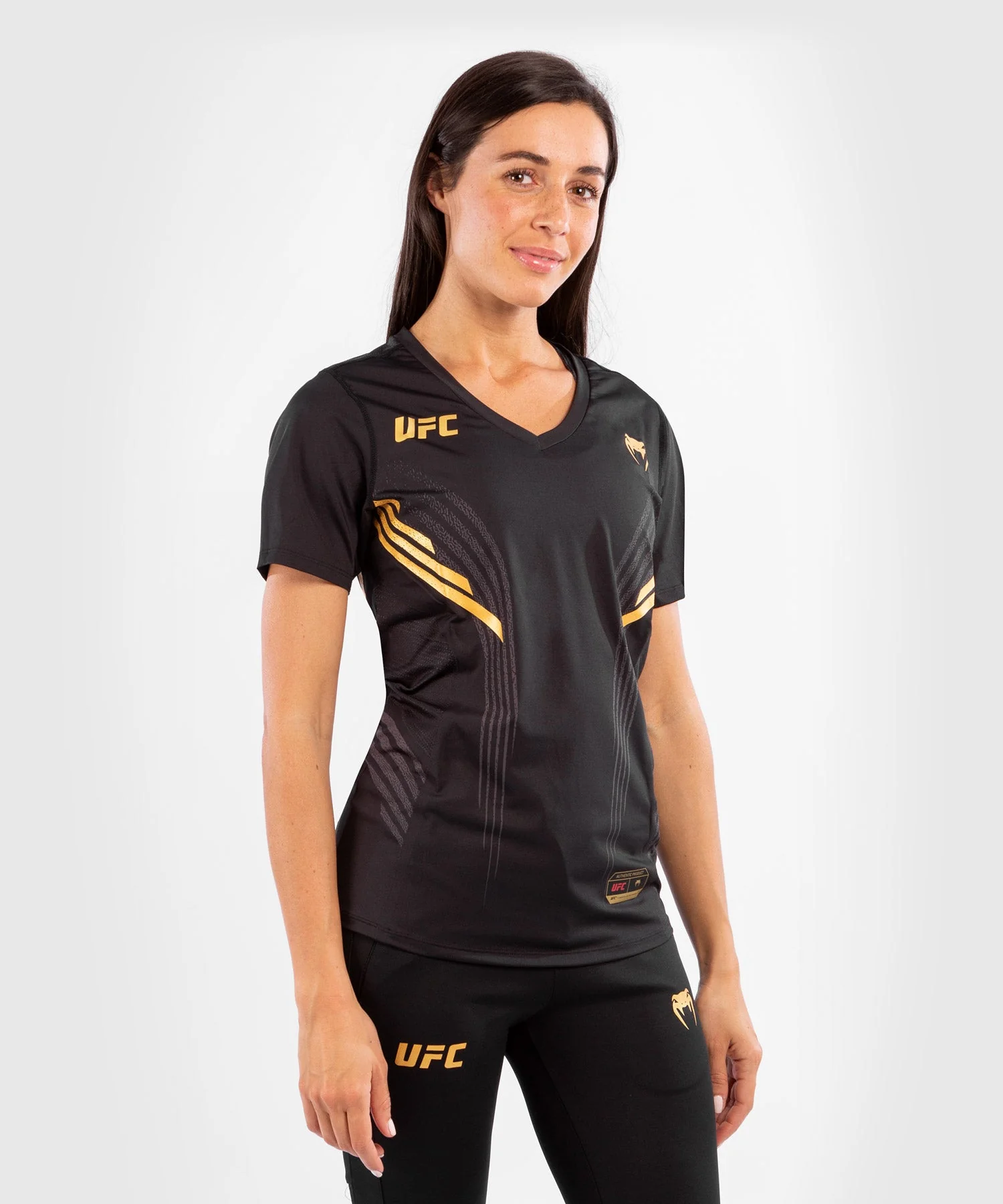 Camiseta Técnica Para Mujer Fighters UFC Venum Authentic Fight Night - Campeón - Image 4
