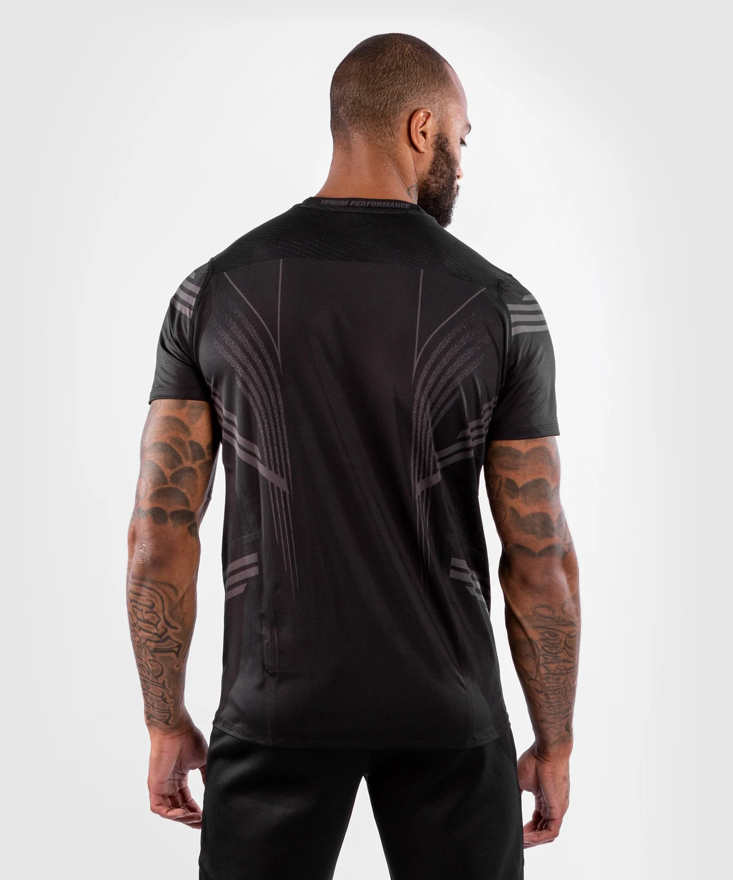 Camiseta Técnica Para Hombre Fighters UFC Venum Authentic Fight Night - Negro - Image 3