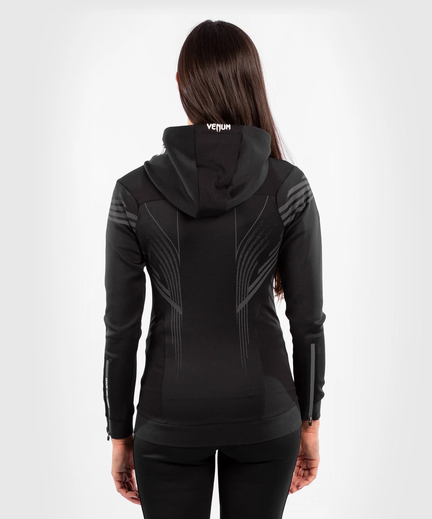 Sudadera Para Mujer Fighters UFC Venum Authentic Fight Night Walkout - Negro - Image 3