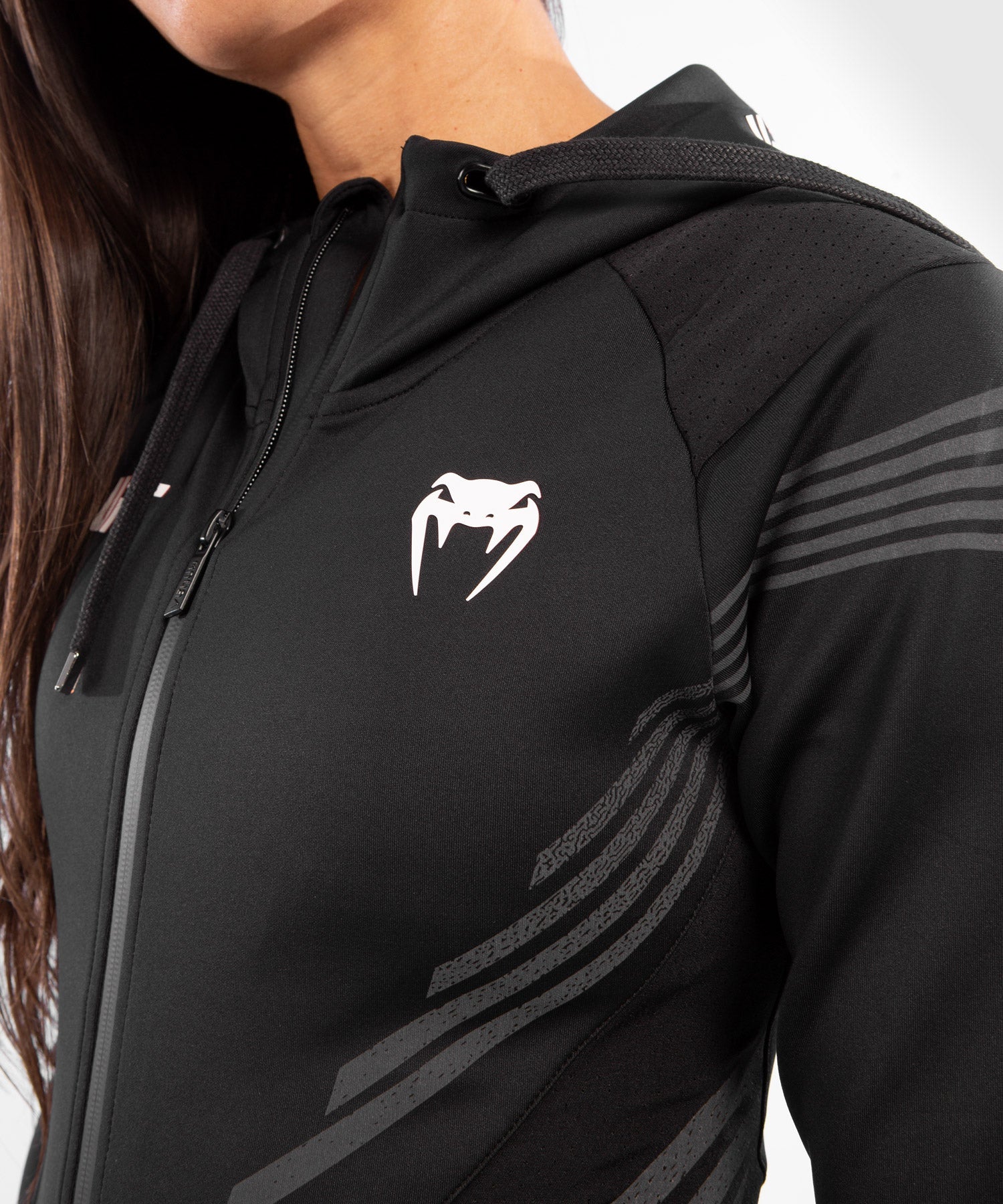 Sudadera Para Mujer Fighters UFC Venum Authentic Fight Night Walkout - Negro - Image 5