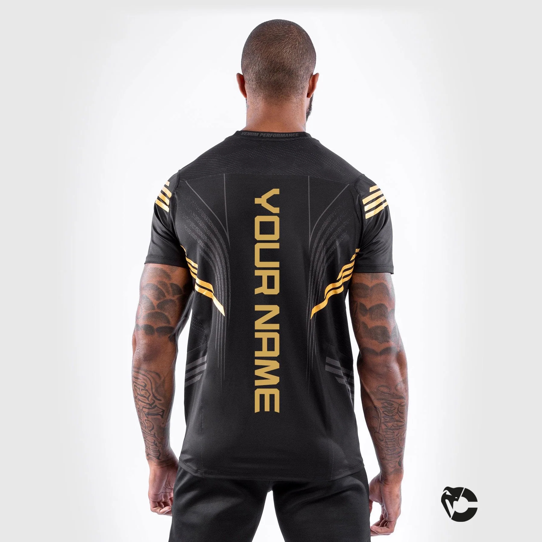 Camiseta Técnica Para Hombre Personalizada UFC Venum Authentic Fight Night - Campeón