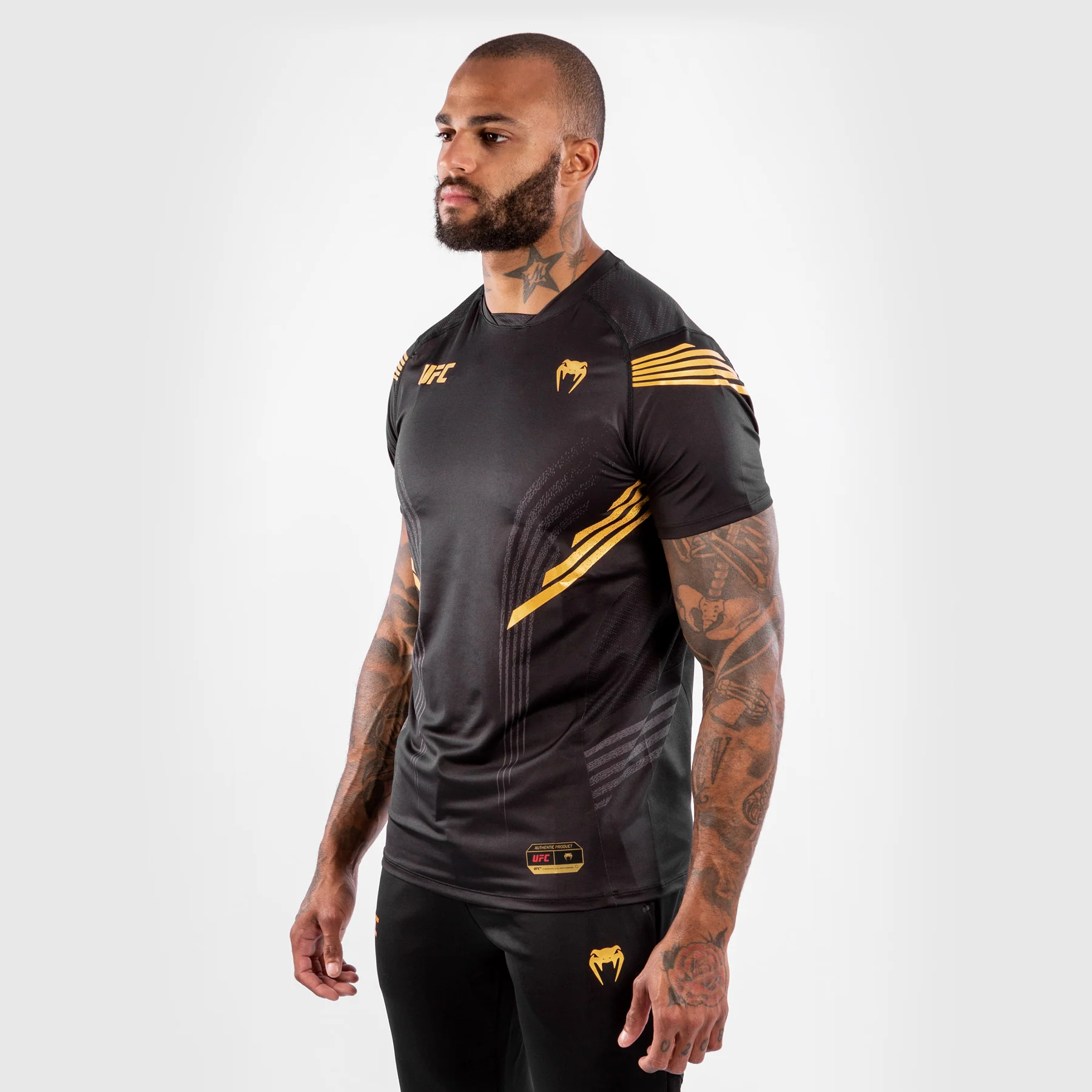 Camiseta Técnica Para Hombre Personalizada UFC Venum Authentic Fight Night - Campeón - Image 2