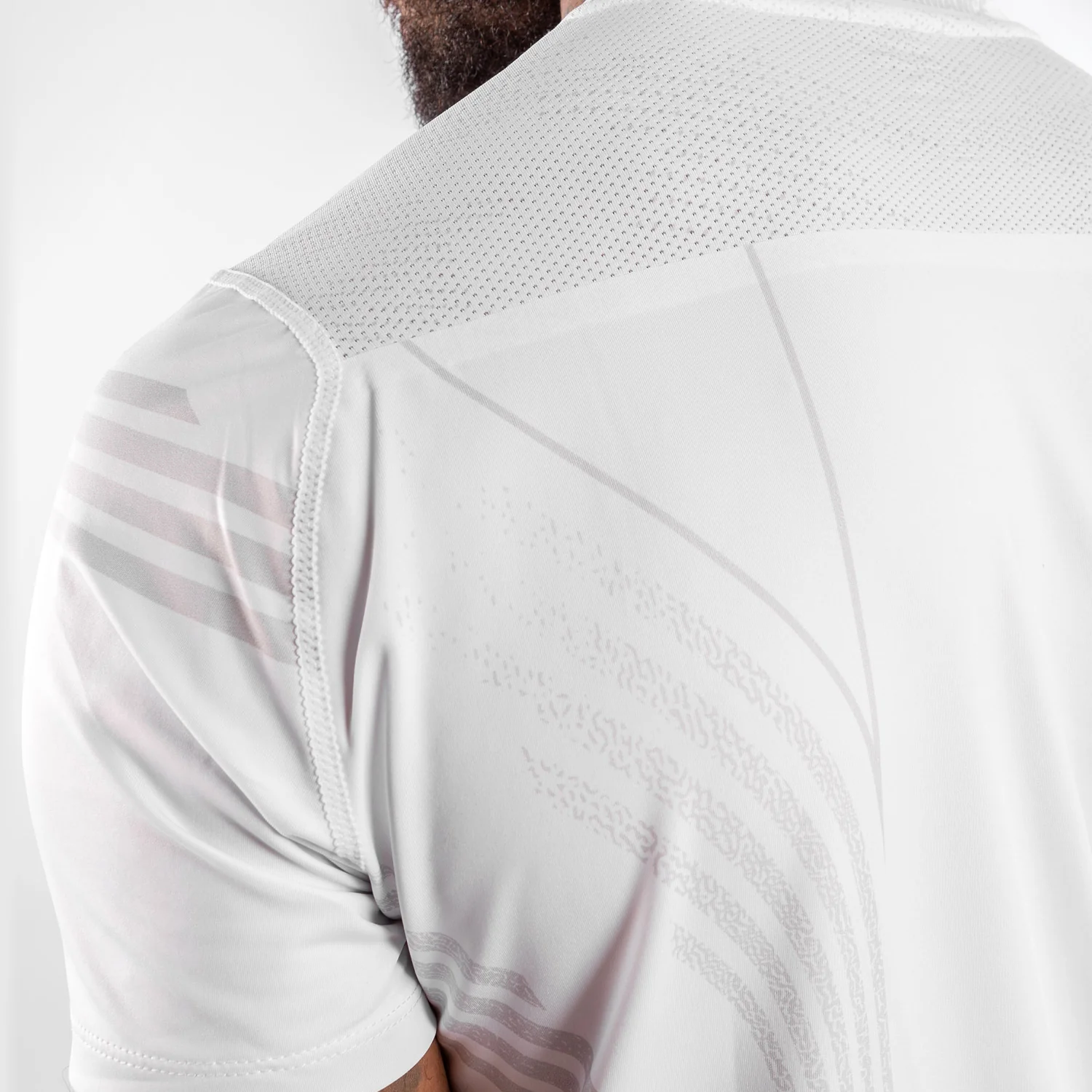 Camiseta Técnica Para Hombre Personalizada UFC Venum Authentic Fight Night - Blanco - Image 6