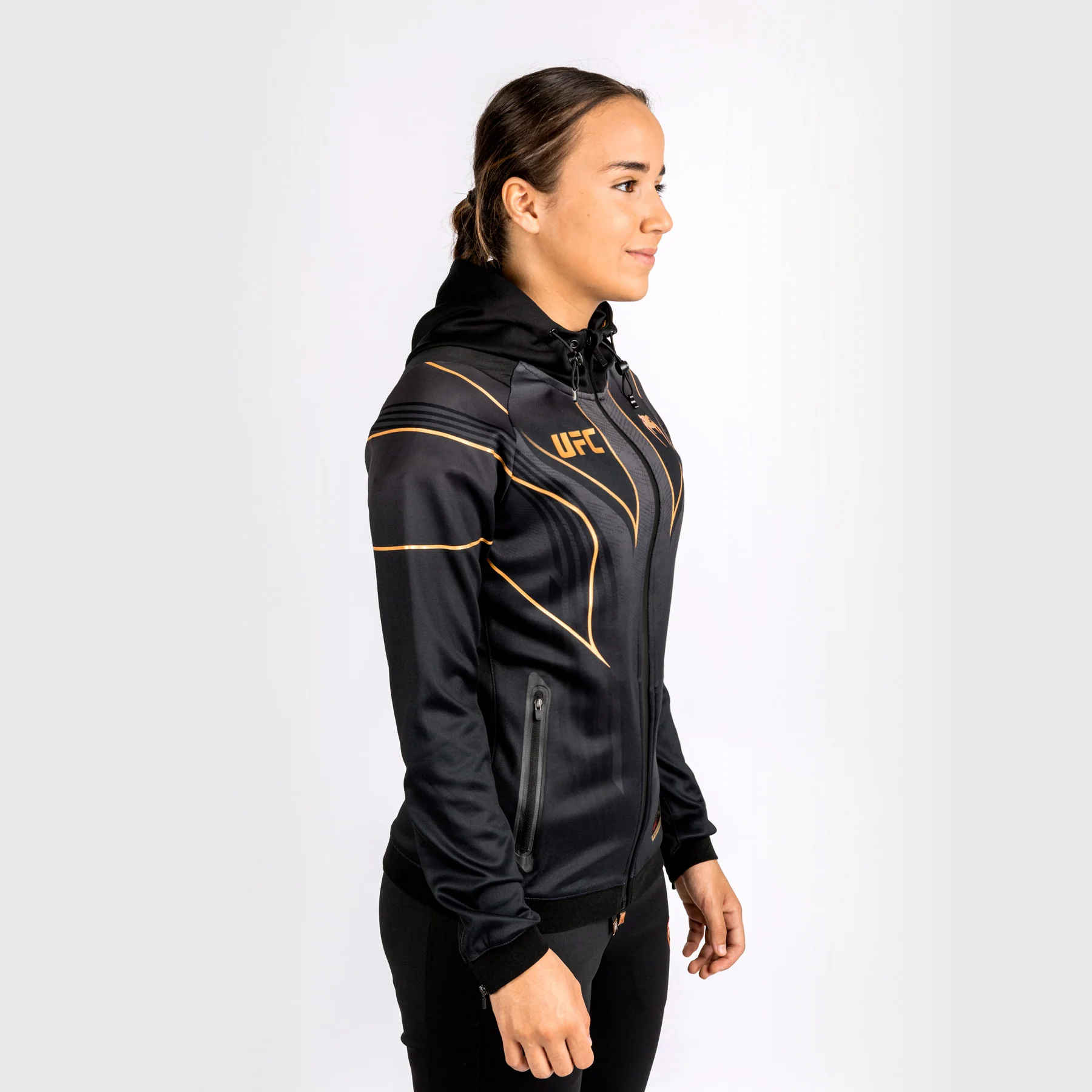 Sudadera con capucha personalizada UFC Venum Authentic Fight Night 2.0 para mujer - Champion - Image 5
