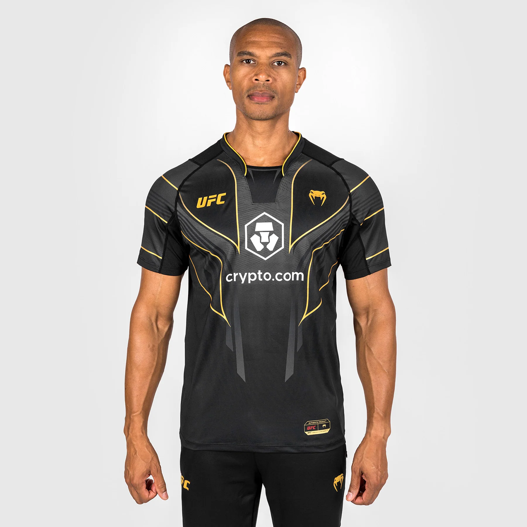 Camiseta auténtica personalizada UFC Venum Fight Night 2.0 para hombre - Campeón - Image 3