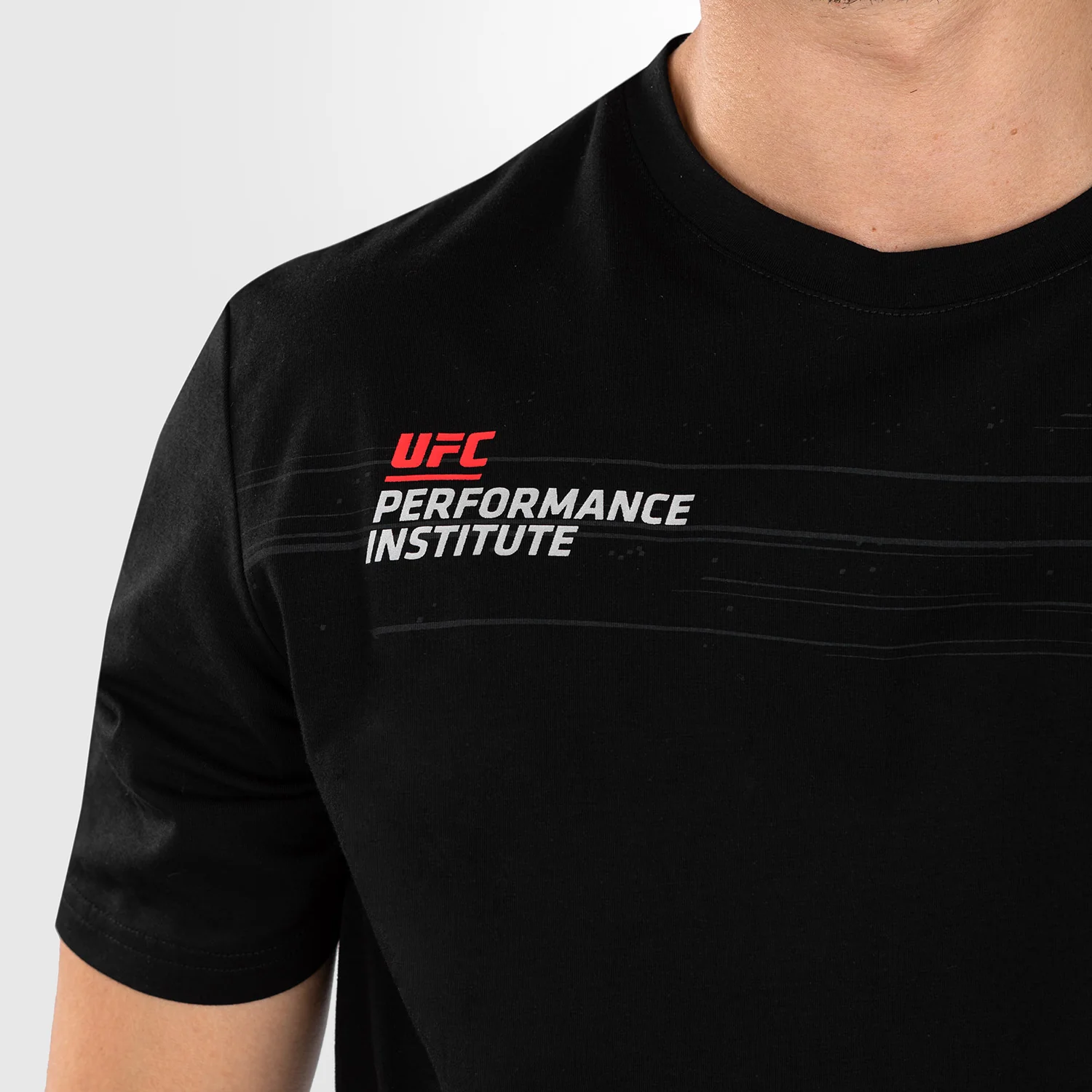 UFC Venum Performance Institute 2.0 Camiseta para Hombre - Negra/Roja - Image 4