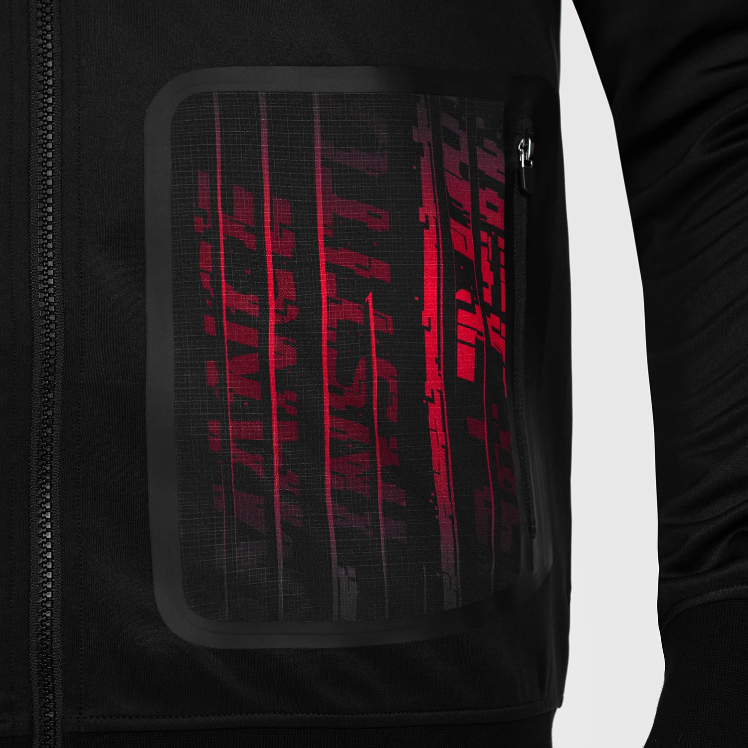 UFC Venum Performance Institute 2.0 Sudadera con cremallera para hombre - Negra/Roja - Image 8