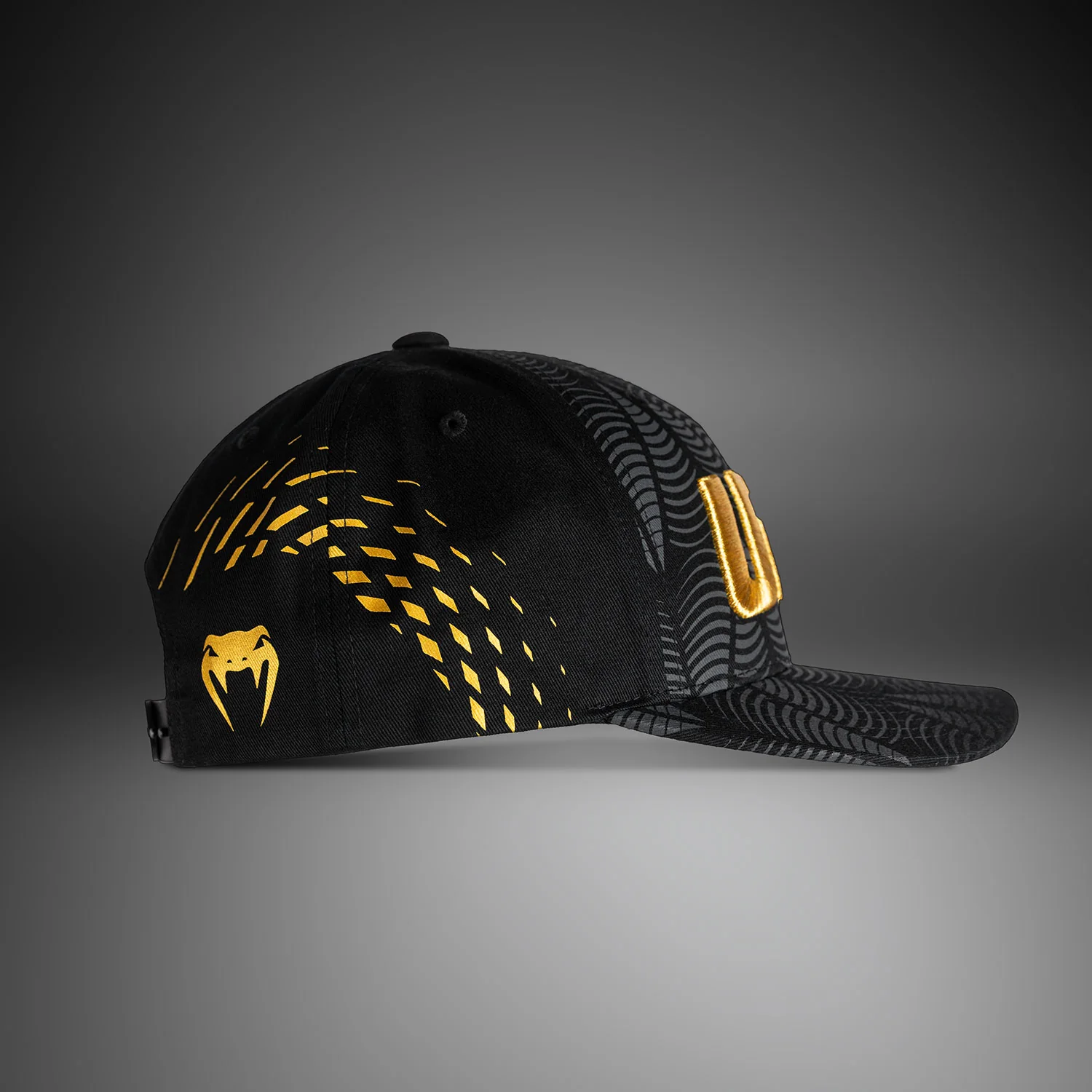 UFC Zenith by Venum Authentic Fight Night Gorra - Negro/Dorado - Image 3