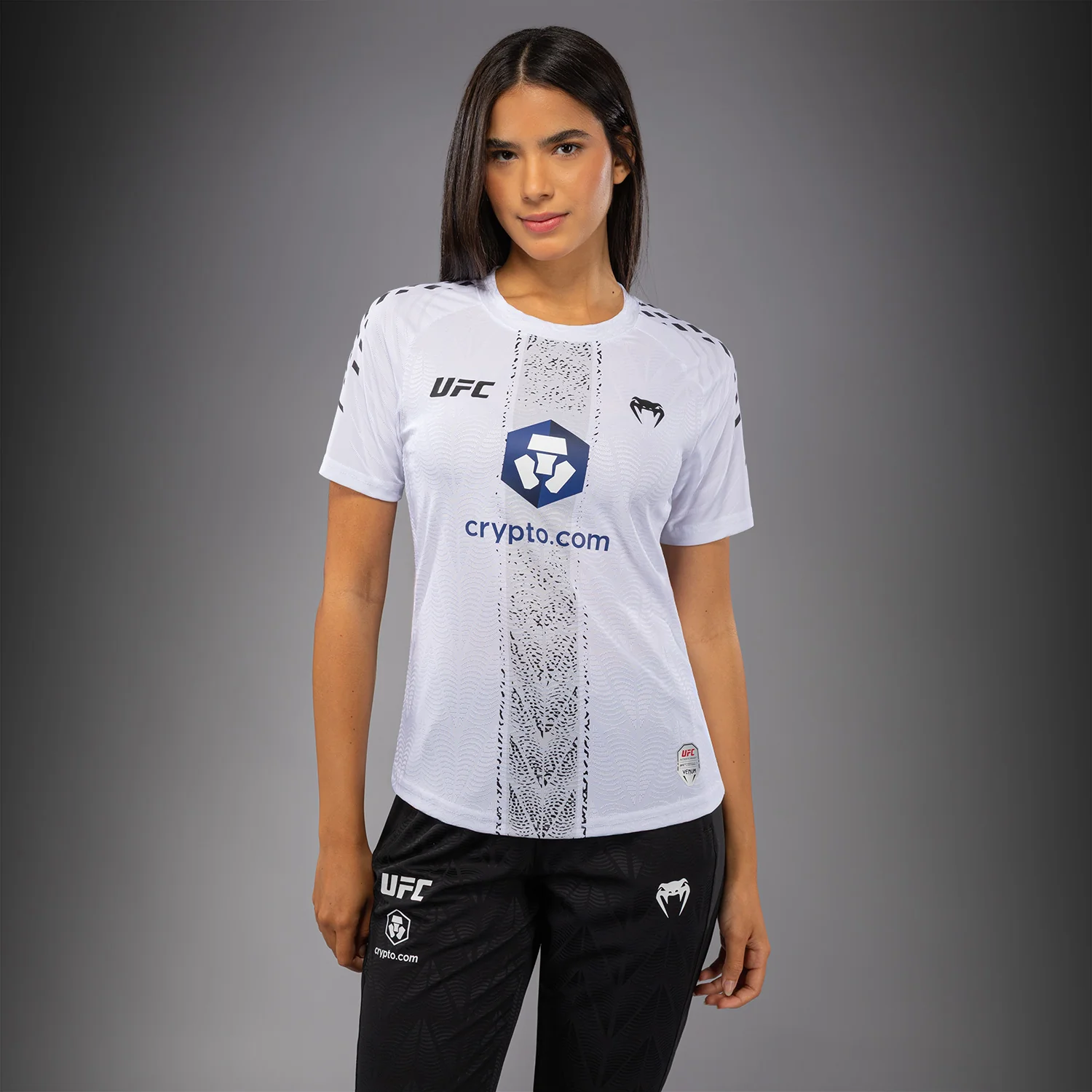 UFC Zenith by Venum Authentic Fight Night Camiseta oficial Walkout Mujer - Blanco