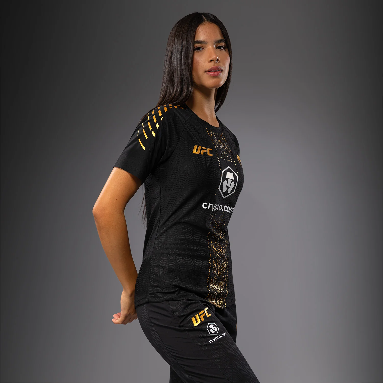 UFC Zenith by Venum Authentic Fight Night Camiseta oficial Walkout Mujer - Champion - Image 2