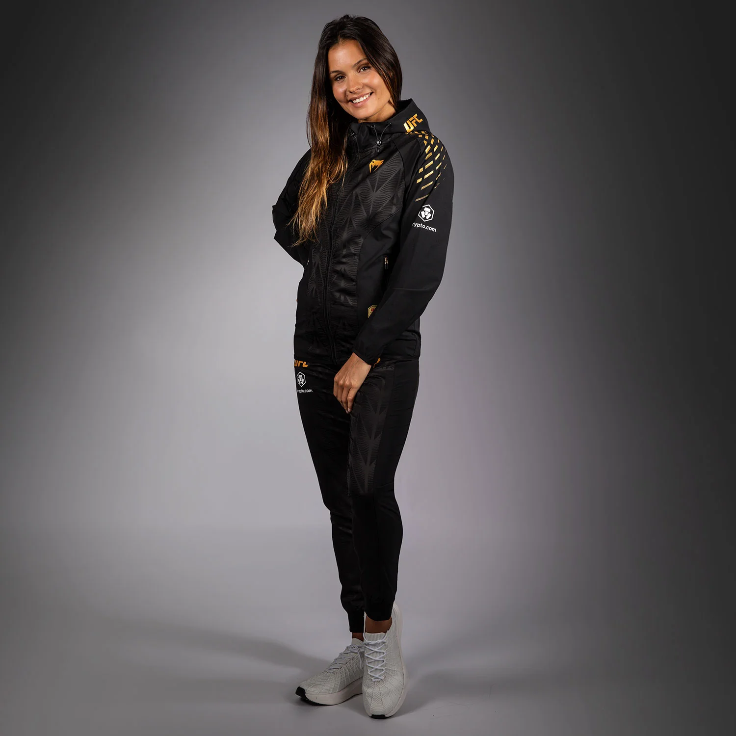 UFC Zenith by Venum Authentic Fight Night Sudadera de walkout Mujer - Champion - Image 9