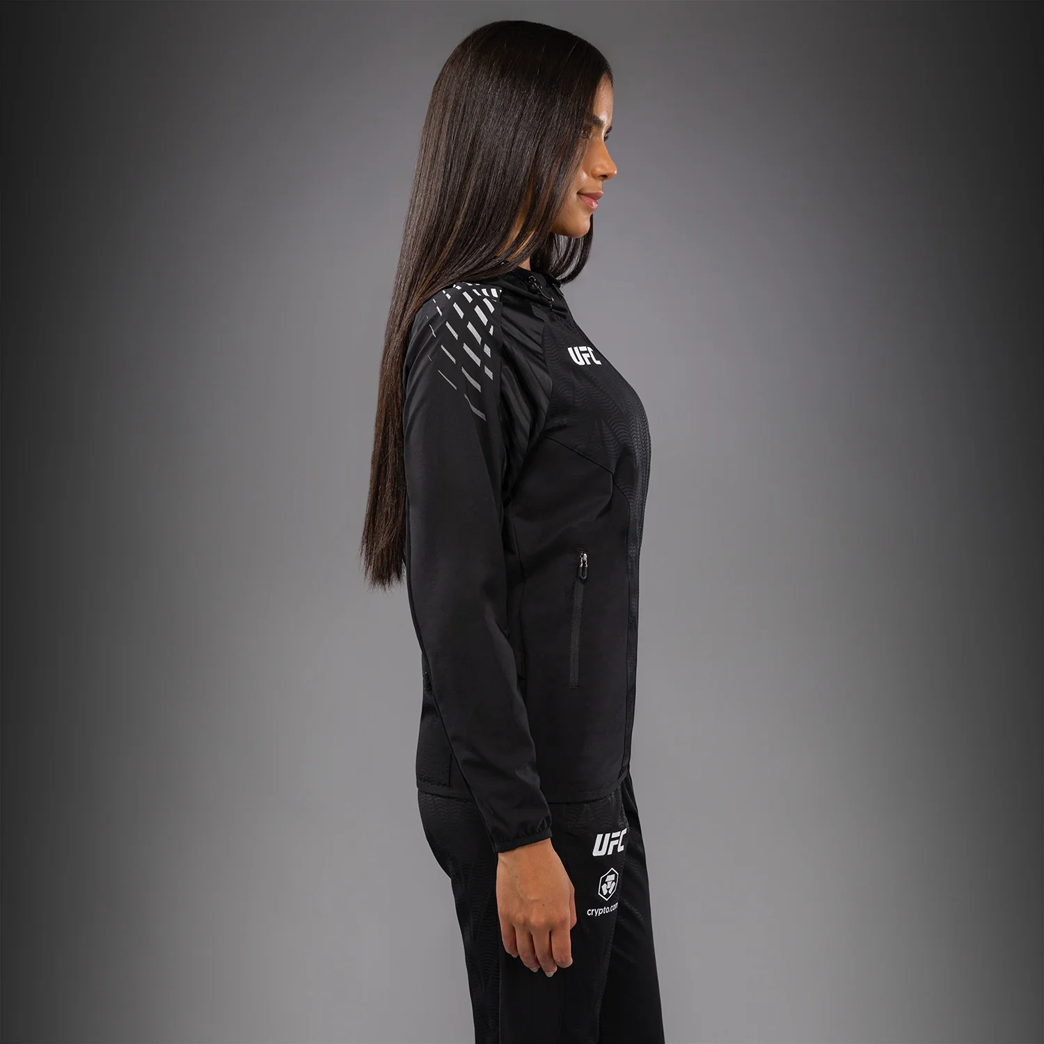 UFC Zenith by Venum Authentic Fight Night Sudadera de walkout Mujer - Negro - Image 5