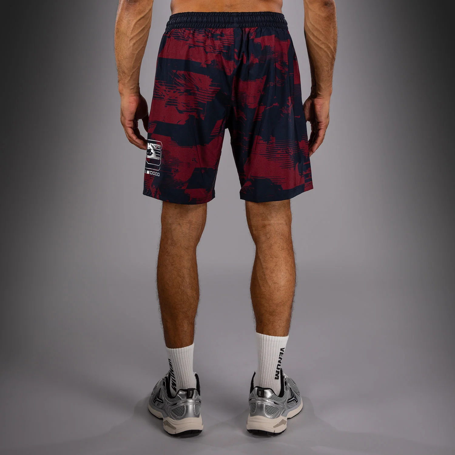 UFC Zenith by Venum Authentic Fight Week Short Performance Hombre - Azul marino/Burdeos/Plateado - Image 7
