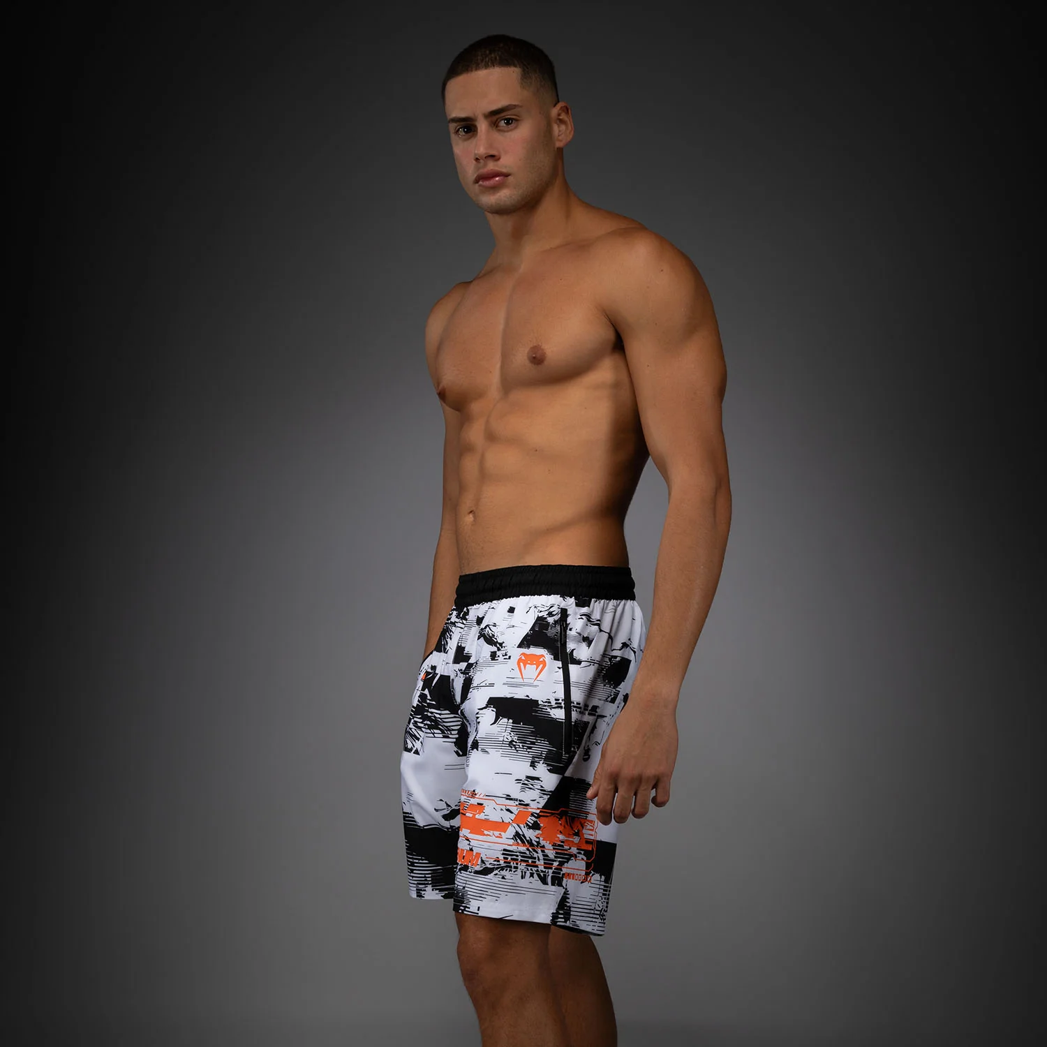 UFC Zenith by Venum Authentic Fight Week Short Performance Hombre - Blanco - Image 2