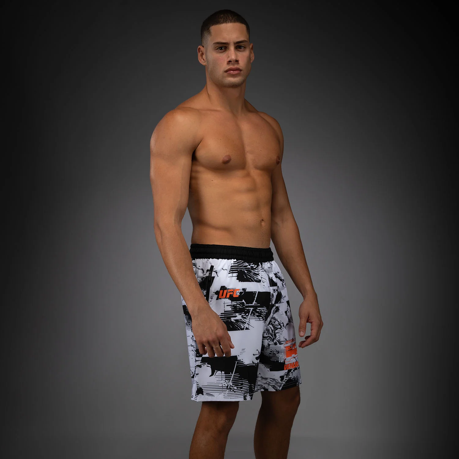 UFC Zenith by Venum Authentic Fight Week Short Performance Hombre - Blanco - Image 3