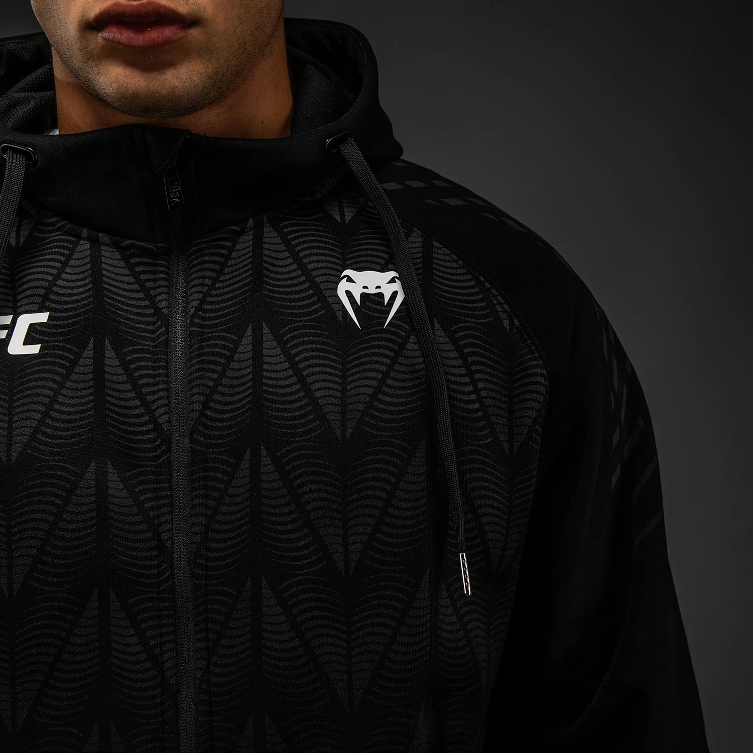 UFC Zenith by Venum Replica Sudadera con cremallera Hombre - Negro - Image 6