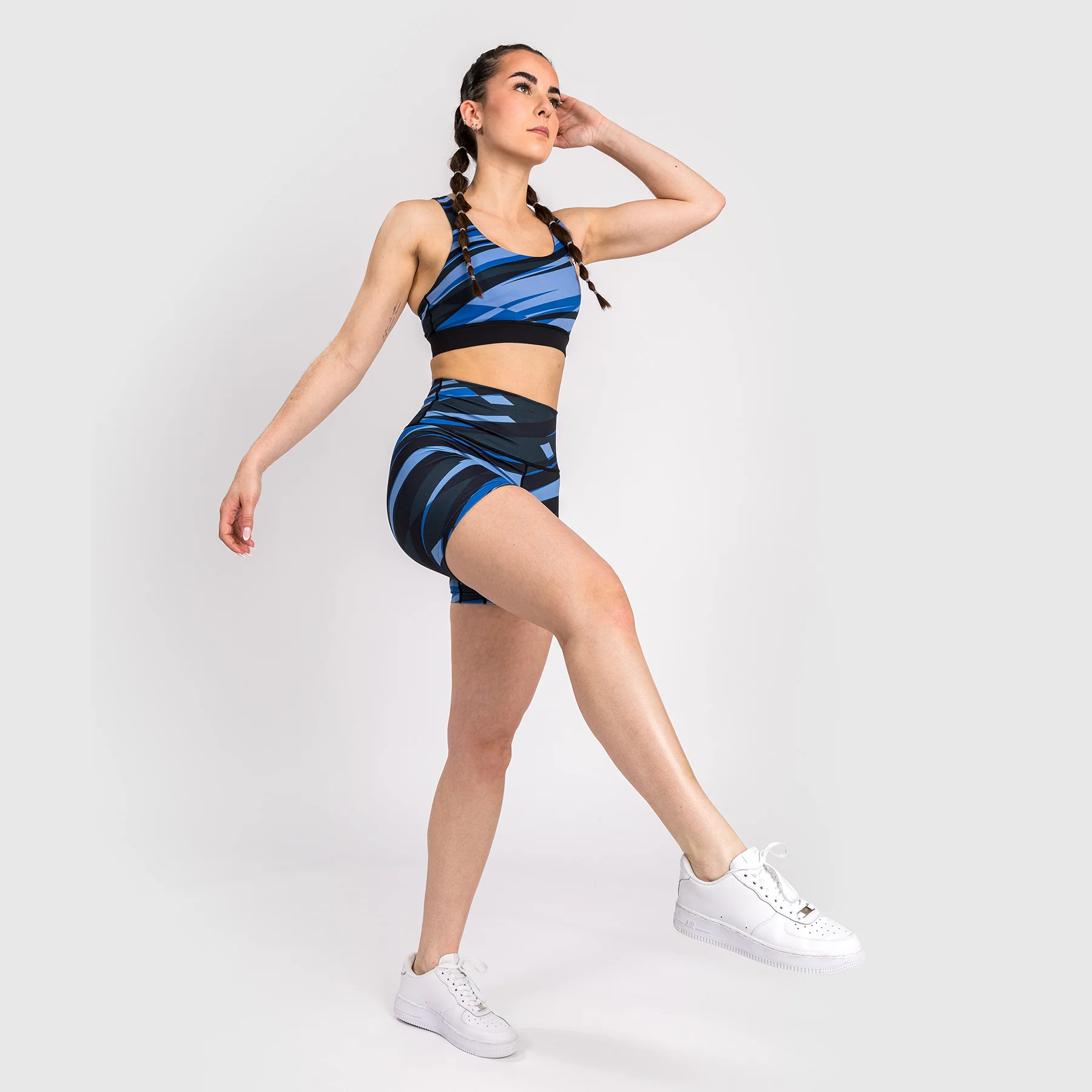 Venum Abyss Shorts de Compresión para Mujer - Azul Sombra - Image 4
