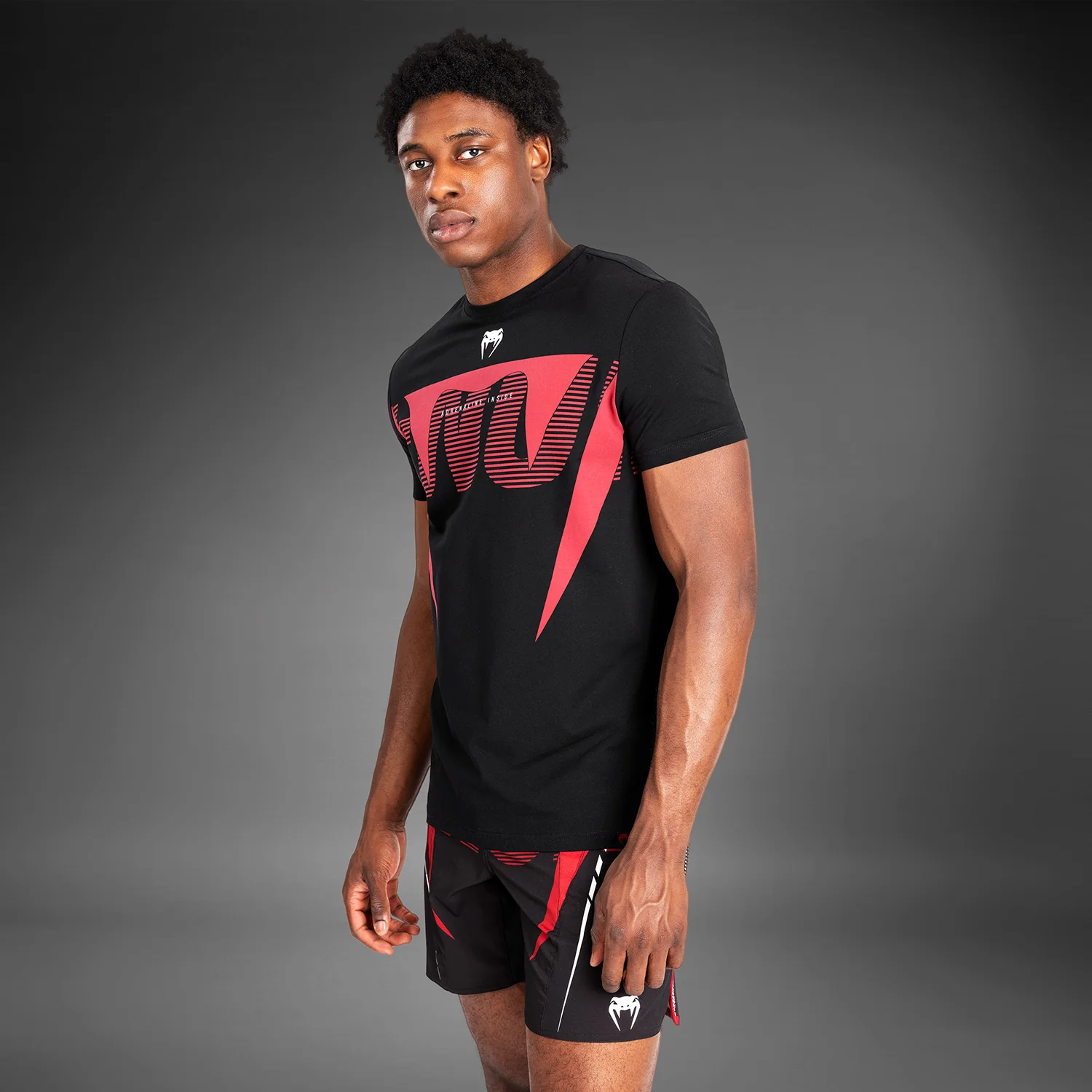 Venum Adrenaline Camiseta de Manga Corta para Hombre - Red - Image 4