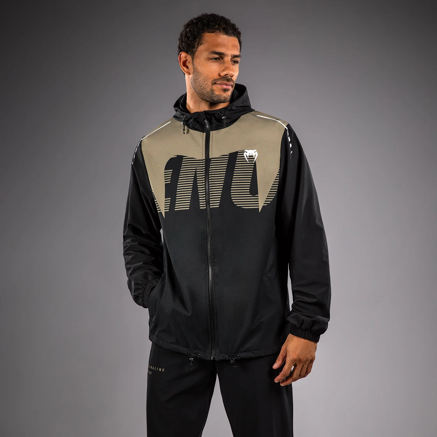 Venum Adrenaline Chaqueta Deportiva – Negro/Arena