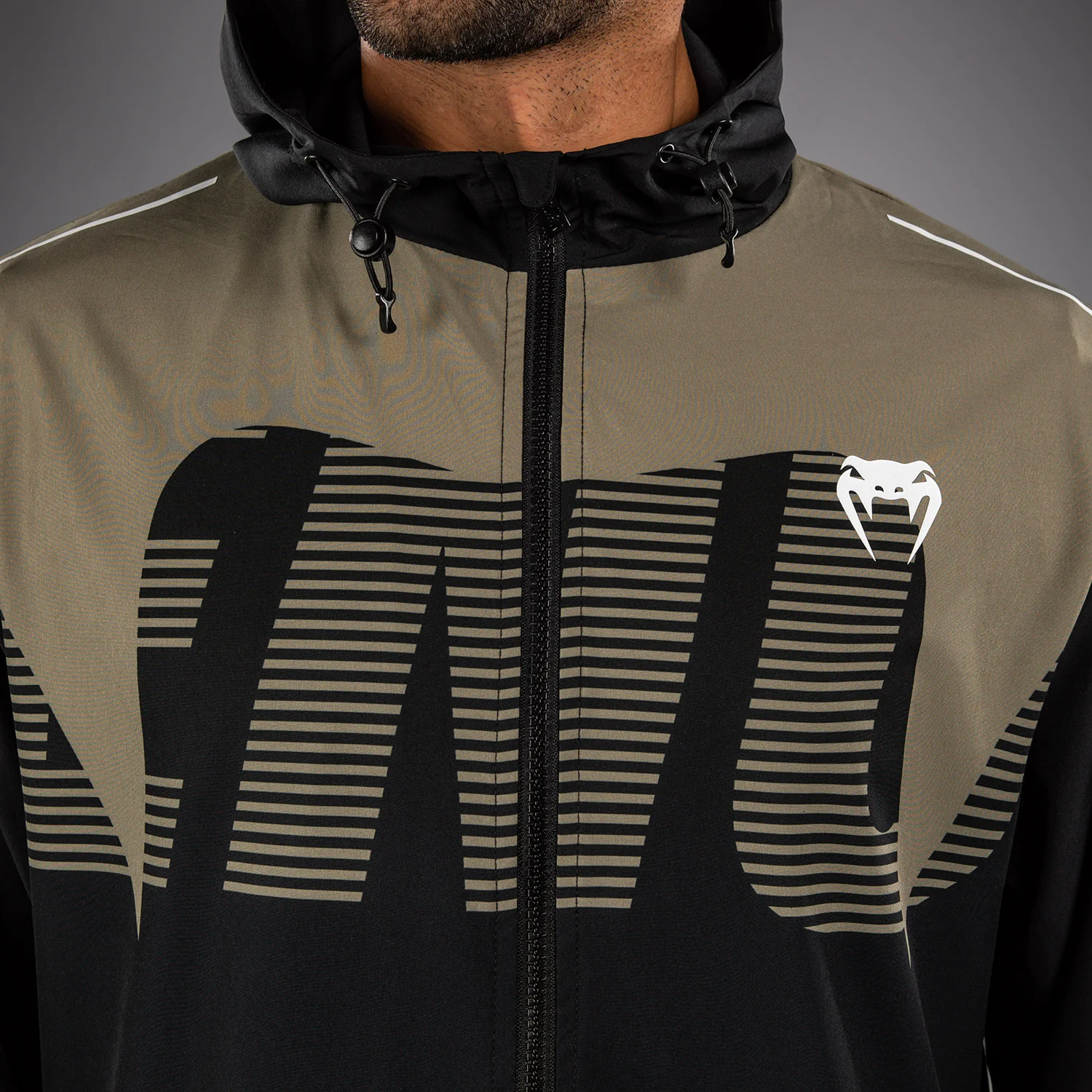 Venum Adrenaline Chaqueta Deportiva – Negro/Arena - Image 5
