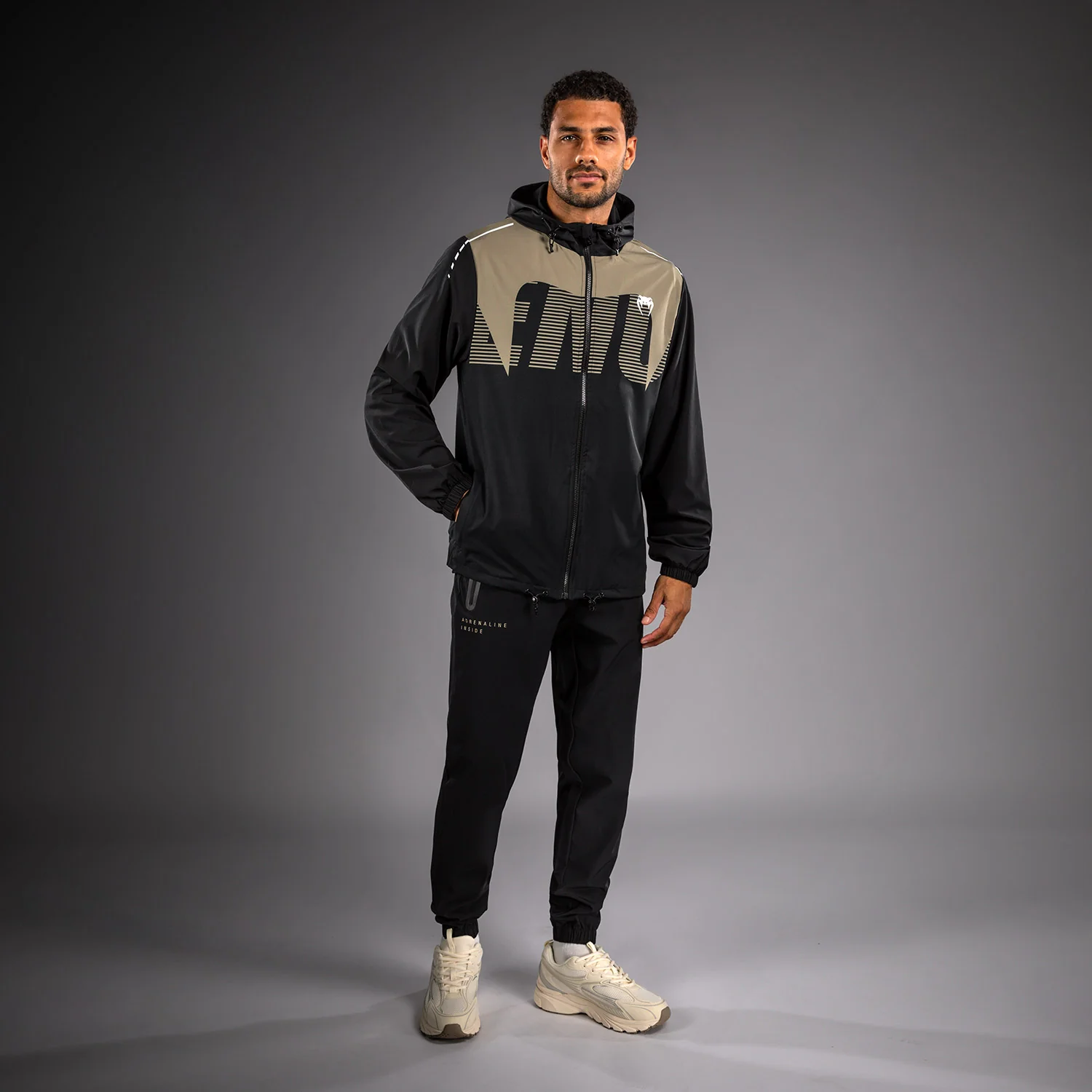 Venum Adrenaline Chaqueta Deportiva – Negro/Arena - Image 7