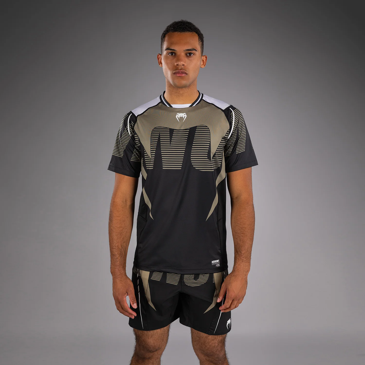 Venum Adrenaline Dry Tech Camiseta Técnica – Negro/Arena
