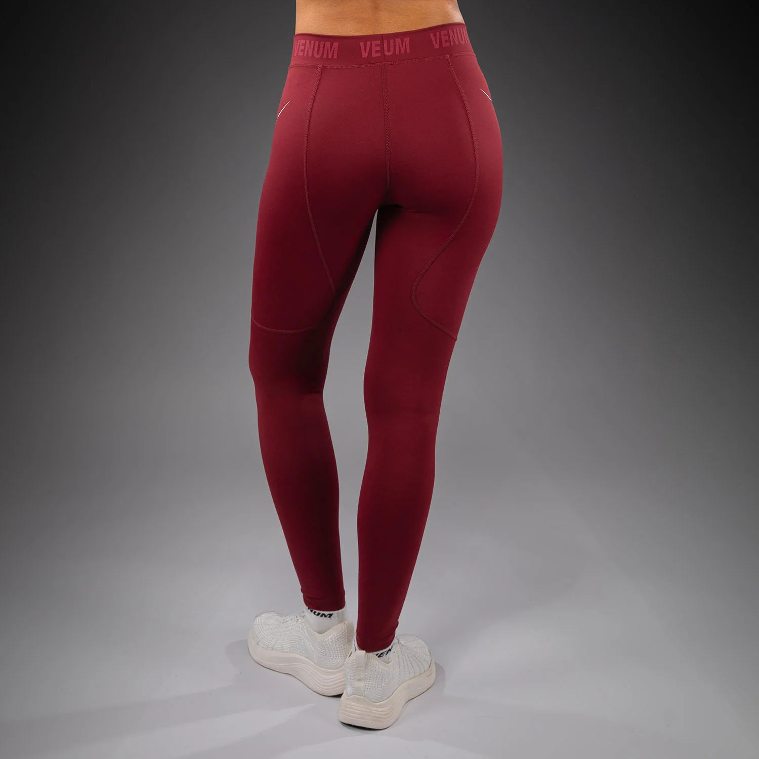 Venum Adrenaline Leggings Mujer – Burdeos/Rosa - Image 3