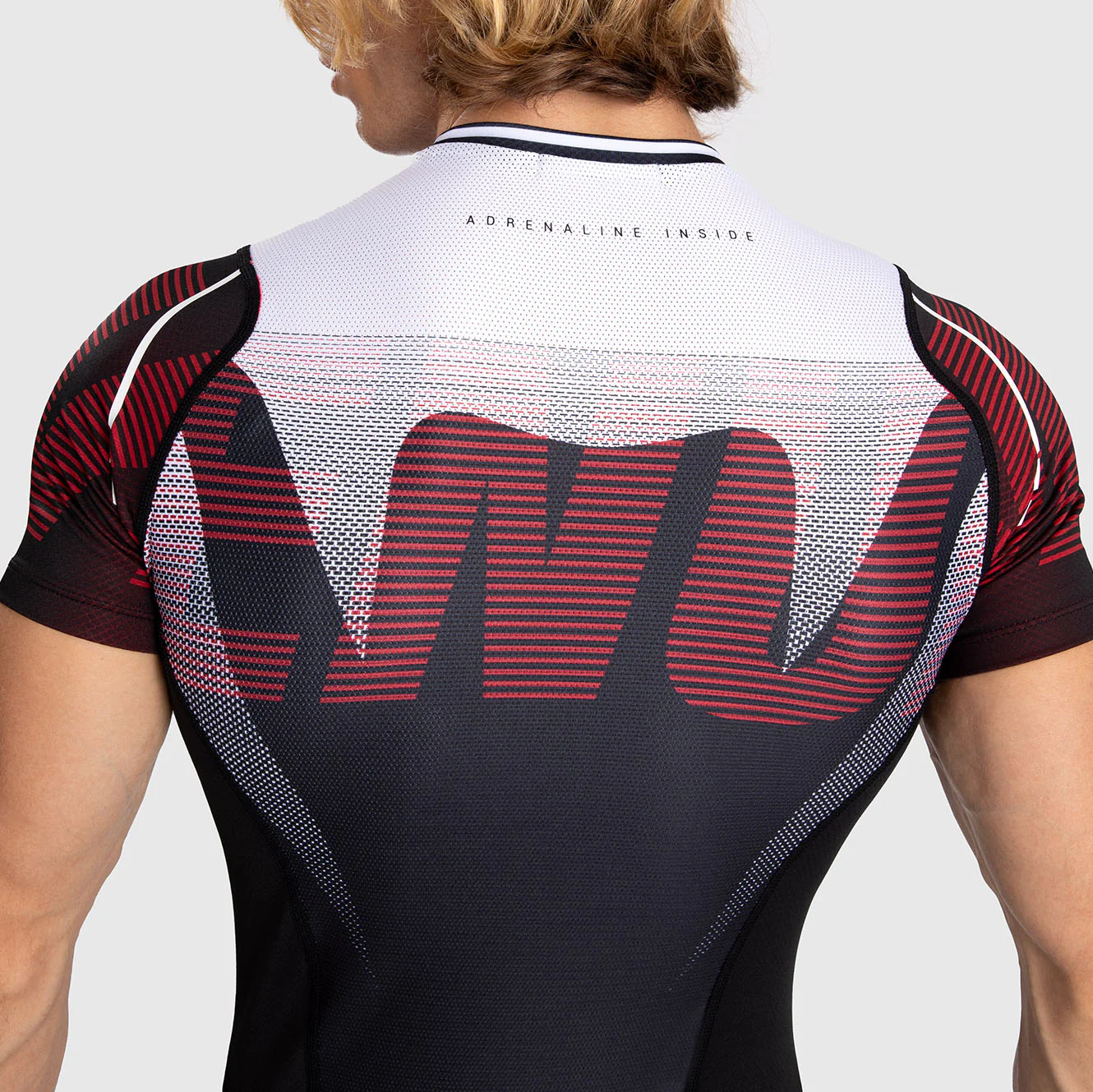 Venum Adrenaline Rashguard de Manga Corta para Hombre - Red - Image 5