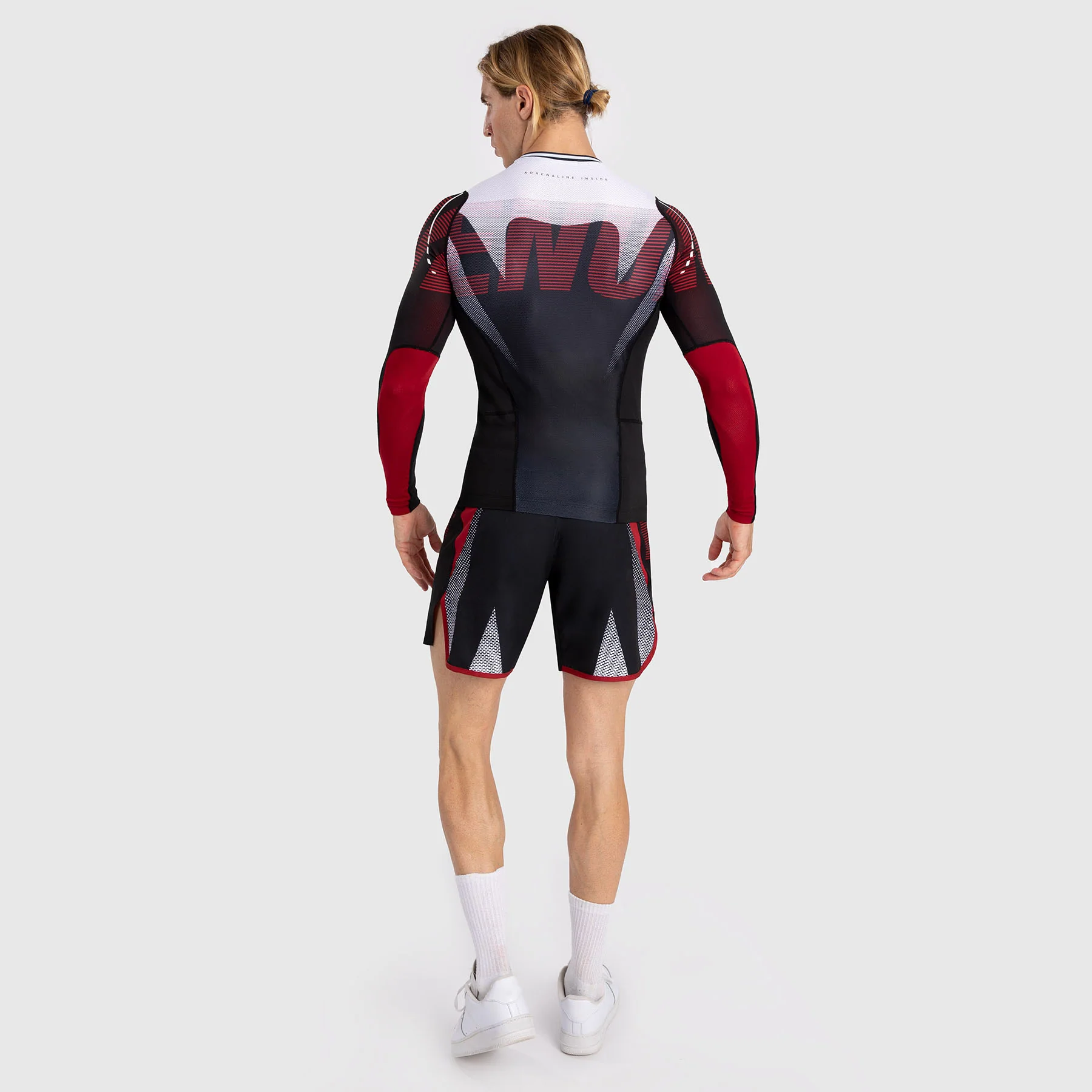 Venum Adrenaline Rashguard de Manga Larga para Hombre - Red - Image 3