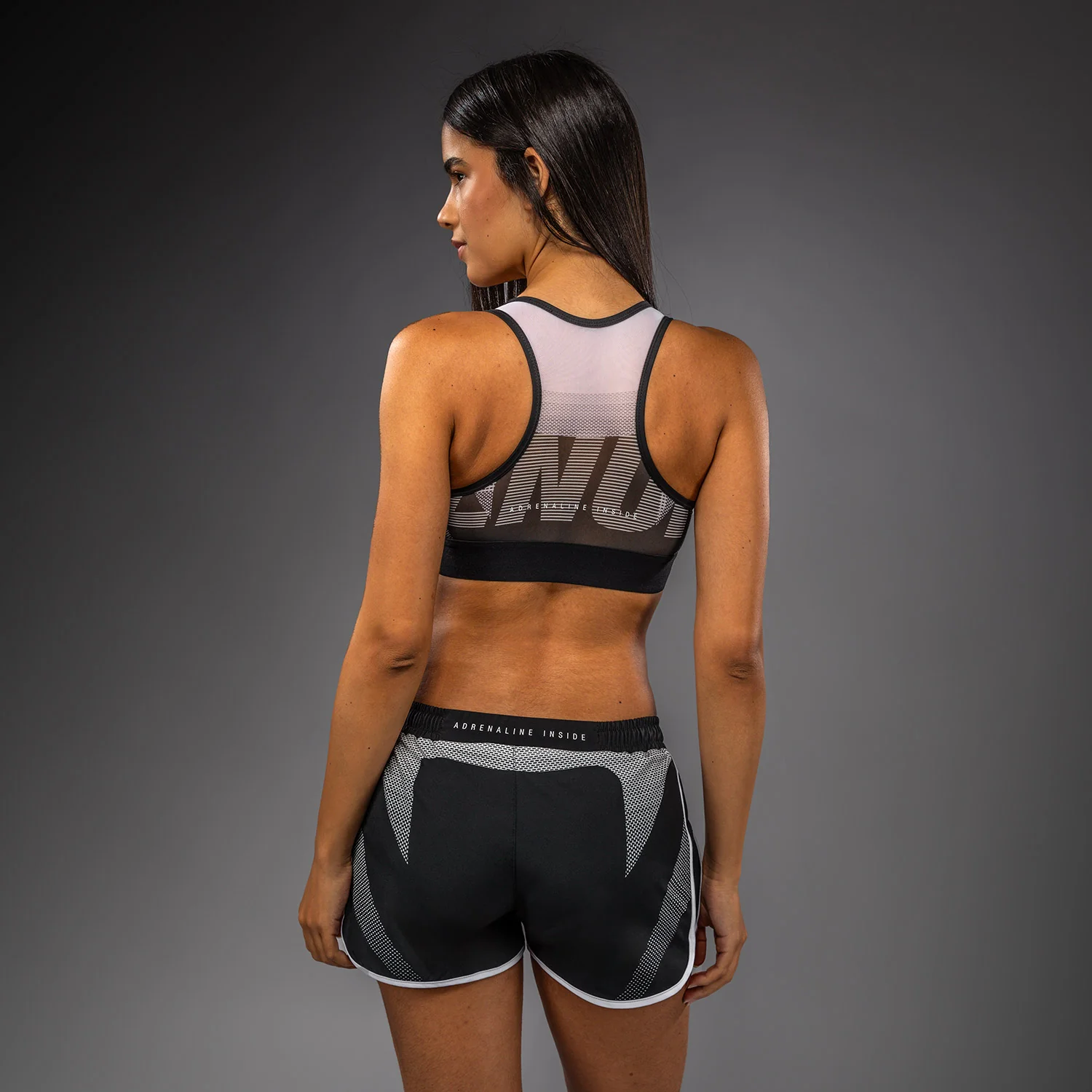 Venum Adrenaline Sujetador Deportivo Mujer – Negro/Marfil - Image 4