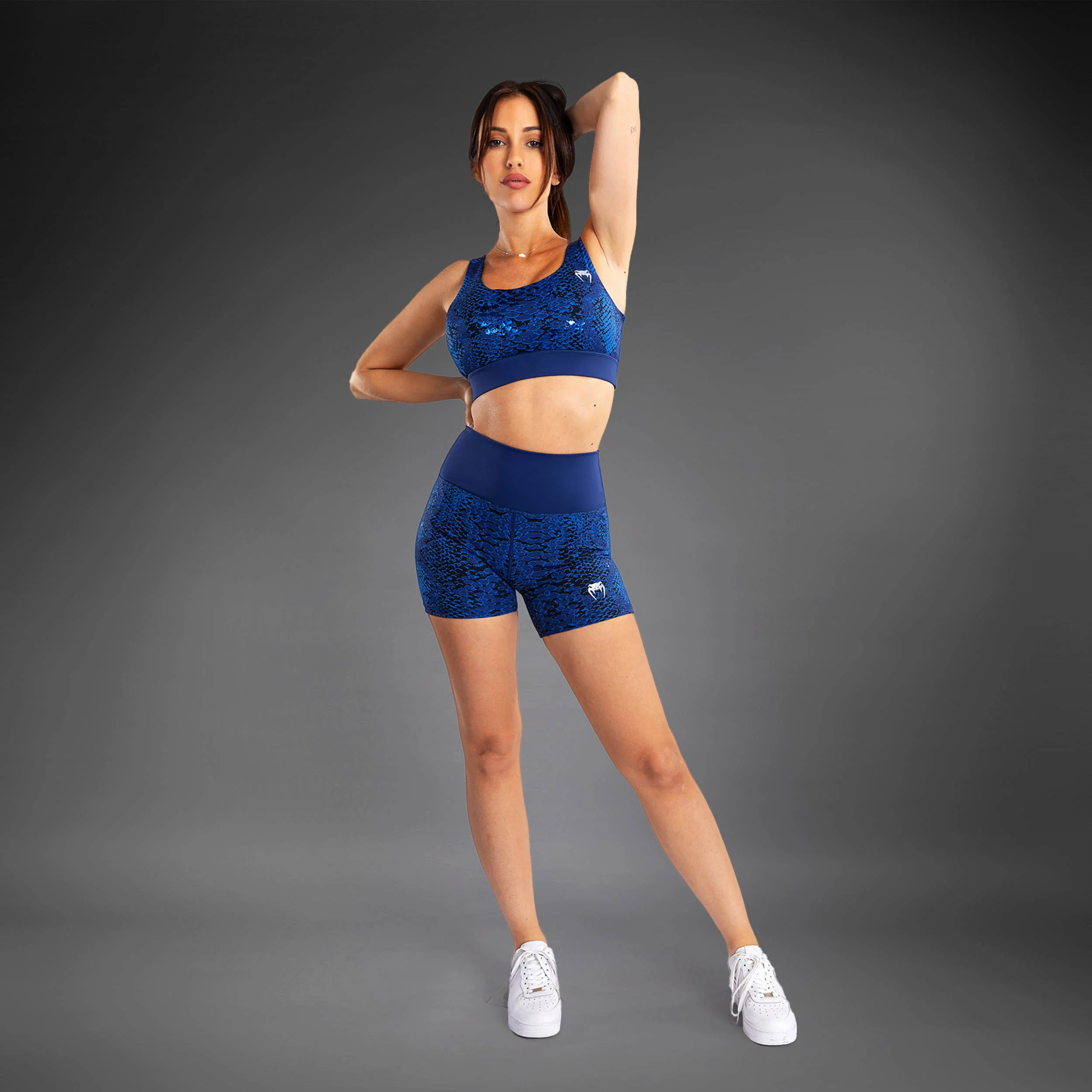 Venum Amazonia Pantalones Cortos de Compresión para Mujer - Azul Ultramarino - Image 5