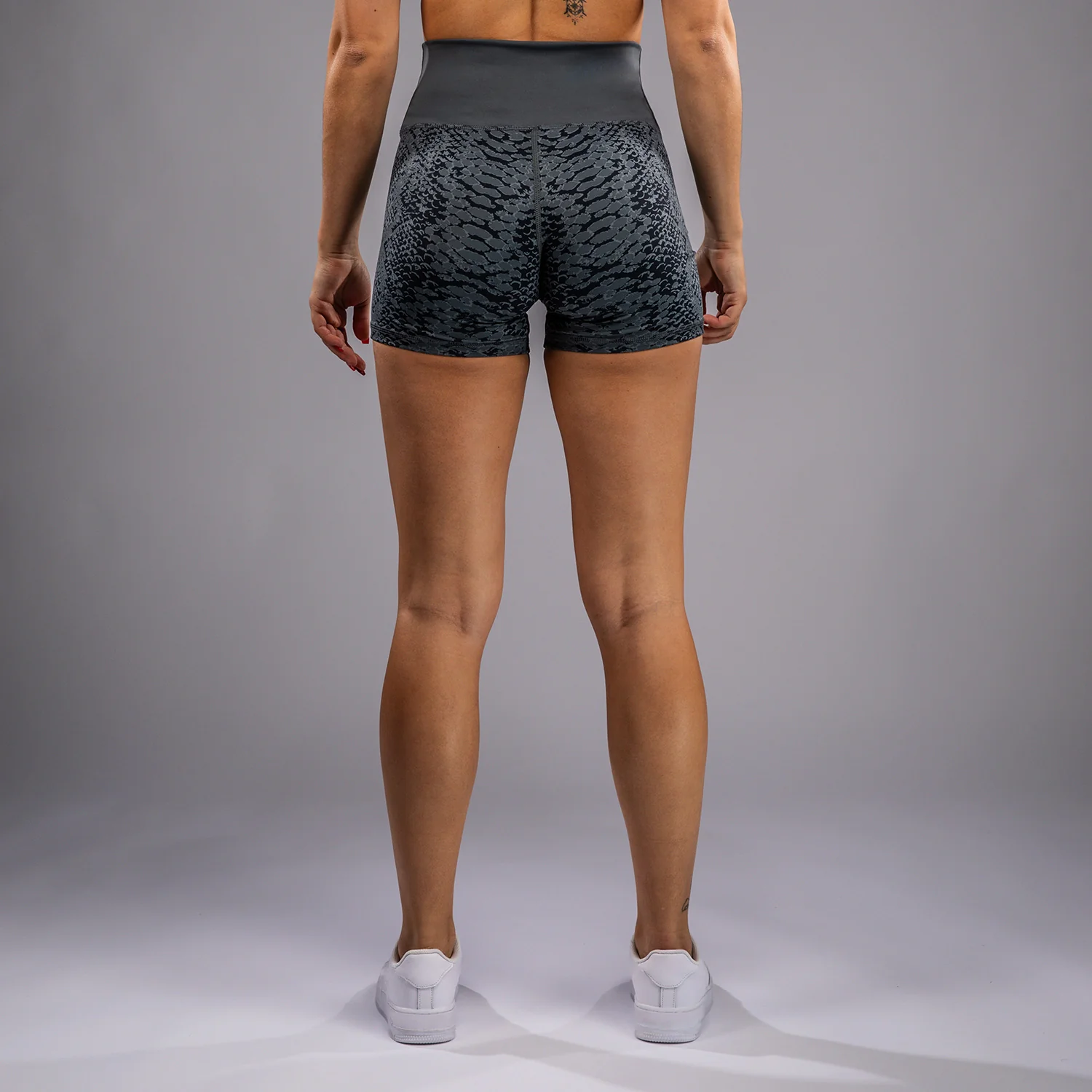 Venum Amazonia Pantalones Cortos de Compresión para Mujer - Gris Oscuro - Image 5