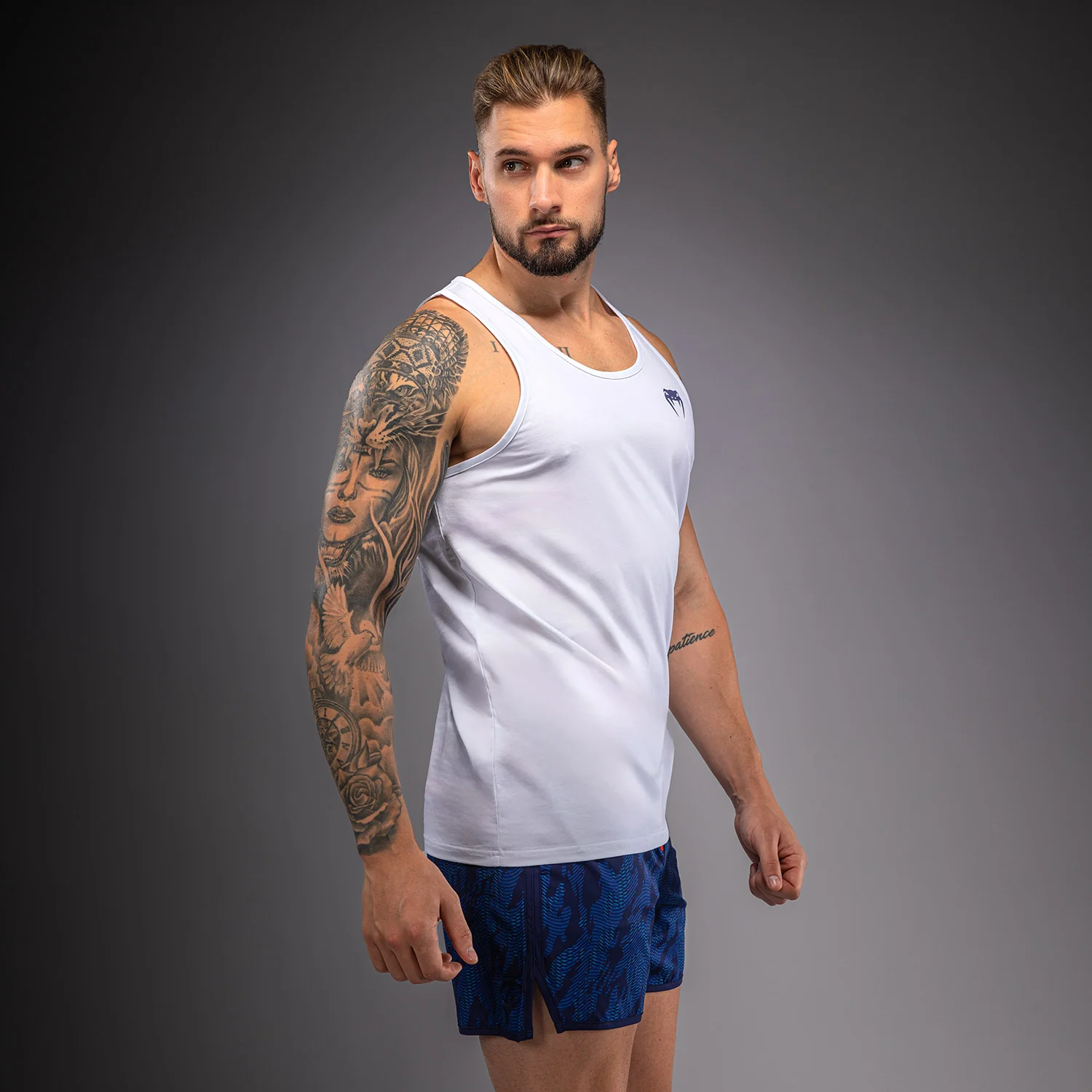 Venum Aqua Camiseta de Tirantes – Blanco/Azul - Image 2